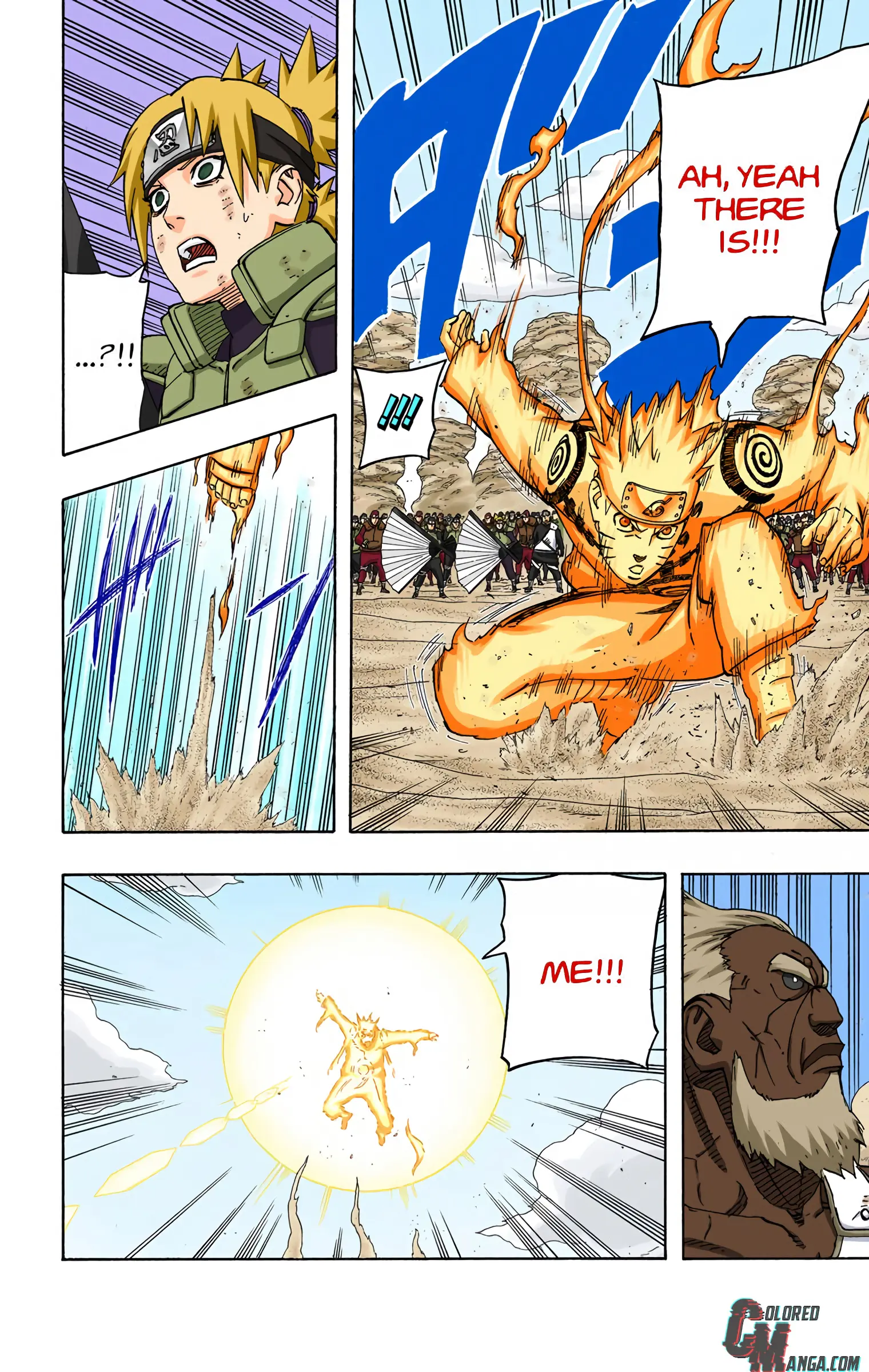 Naruto Colored Manga Online, chapter 553, page 13