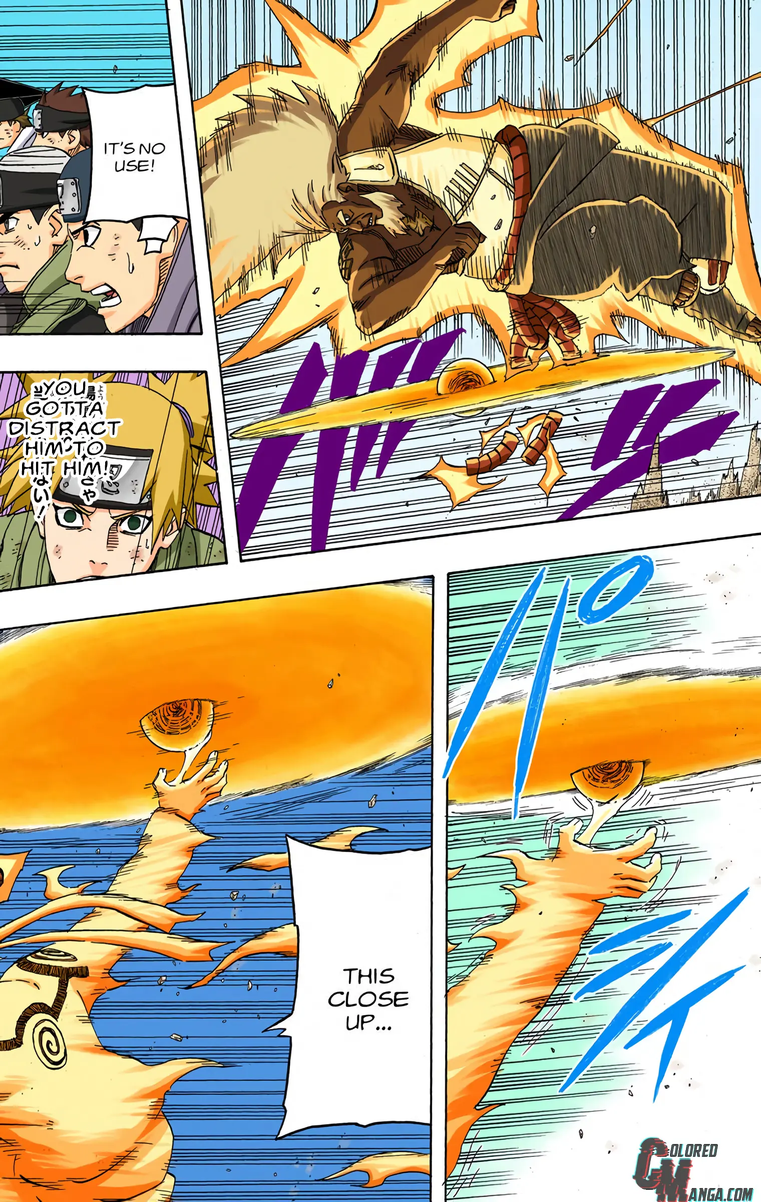 Naruto Colored Manga Online, chapter 554, page 4