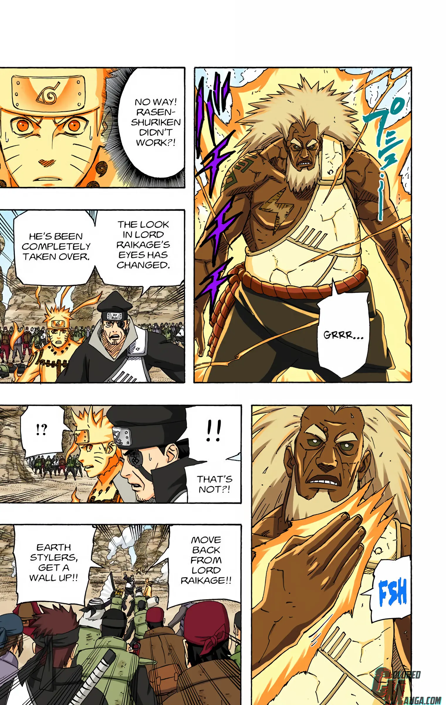 Naruto Colored Manga Online, chapter 554, page 9