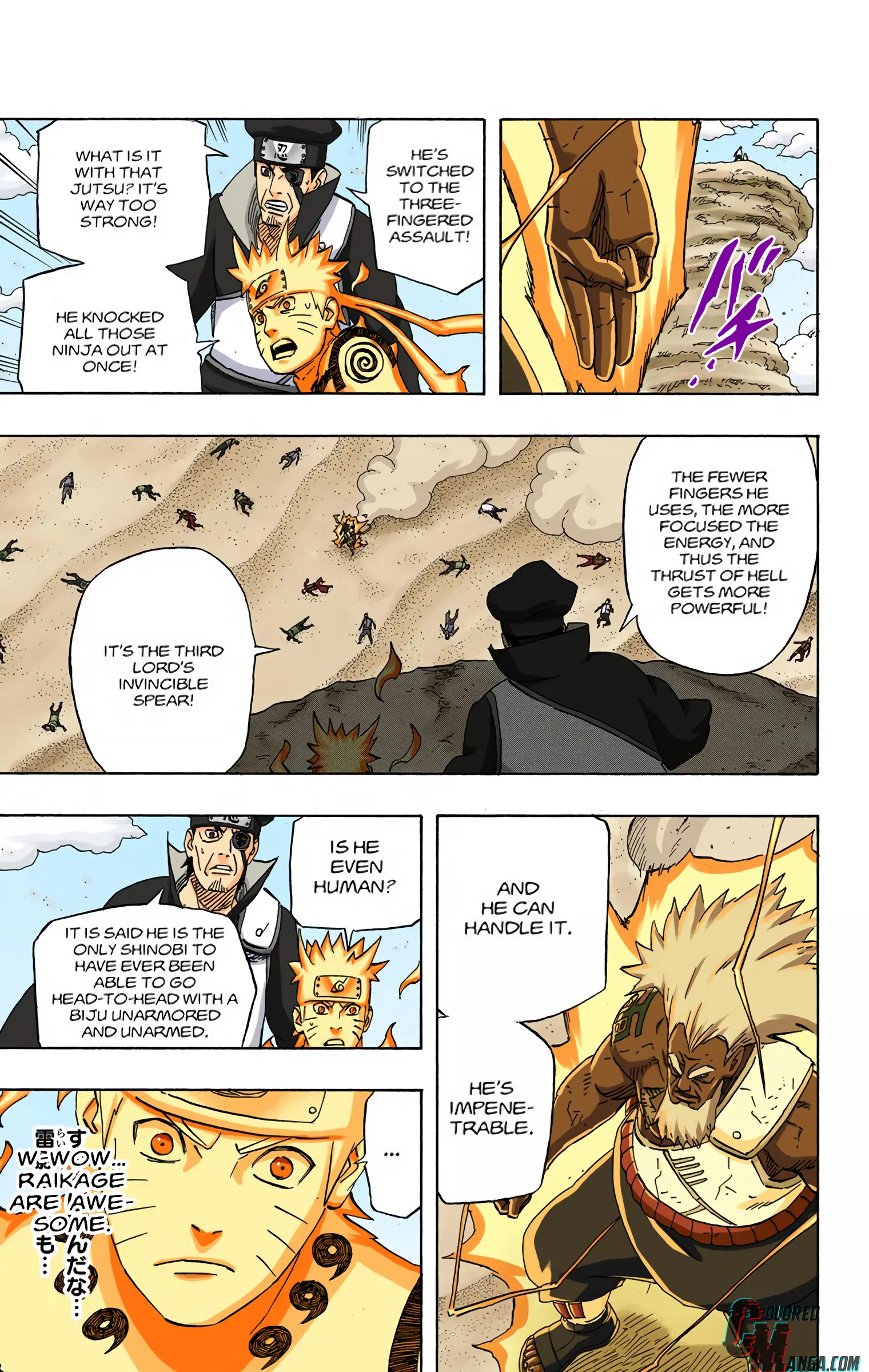 Naruto Colored Manga Online, chapter 554, page 15