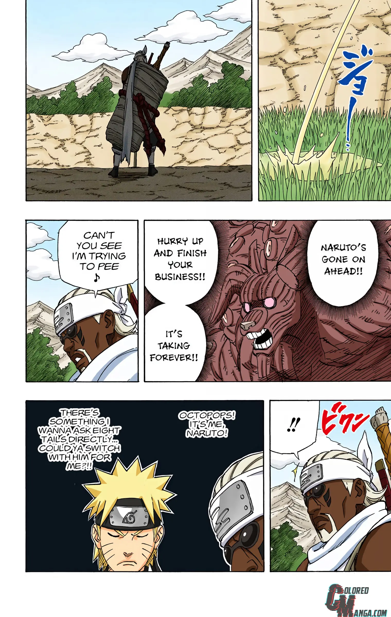 Naruto Colored Manga Online, chapter 555, page 8