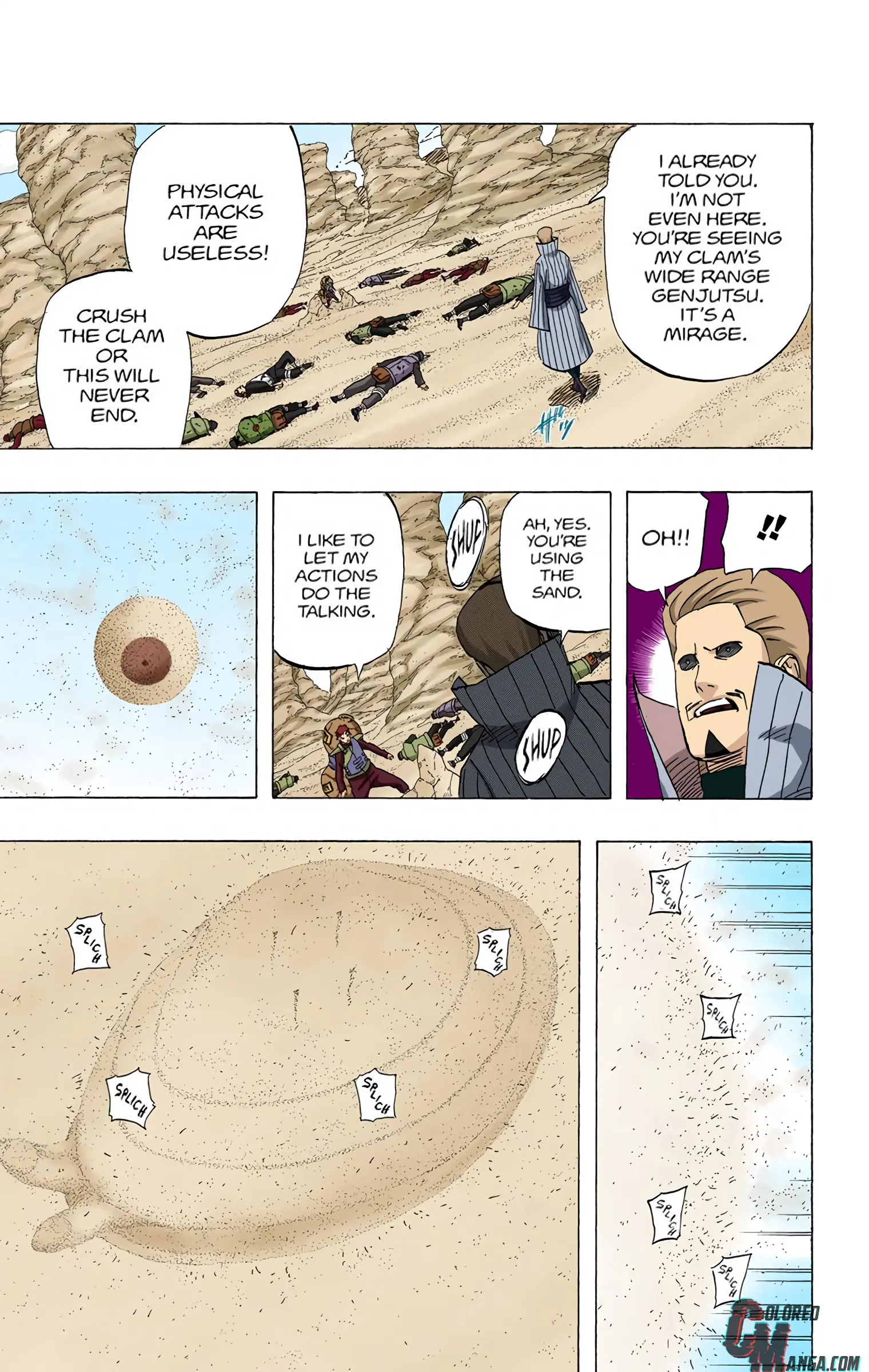 Naruto Colored Manga Online, chapter 556, page 9