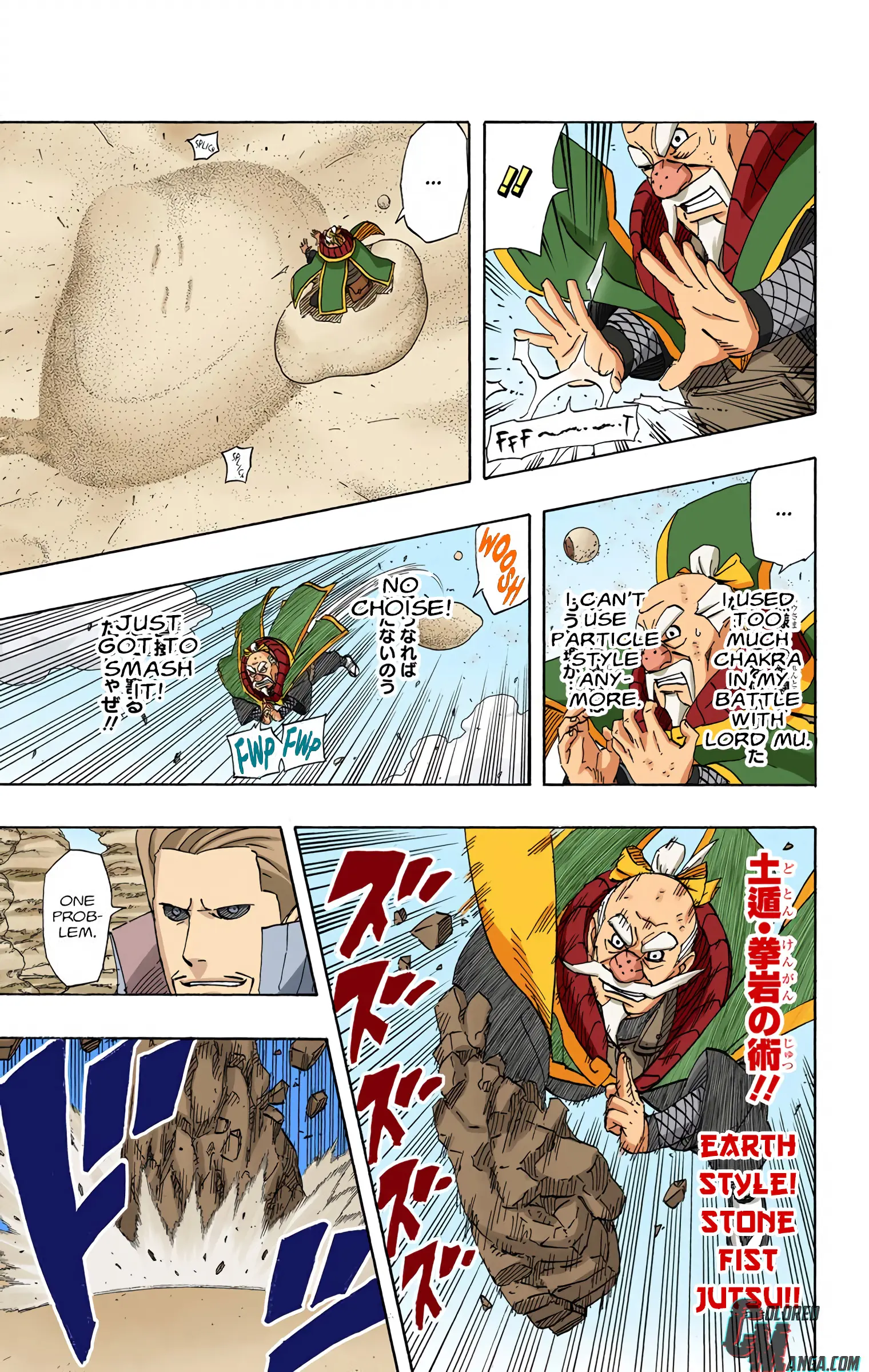 Naruto Colored Manga Online, chapter 556, page 11