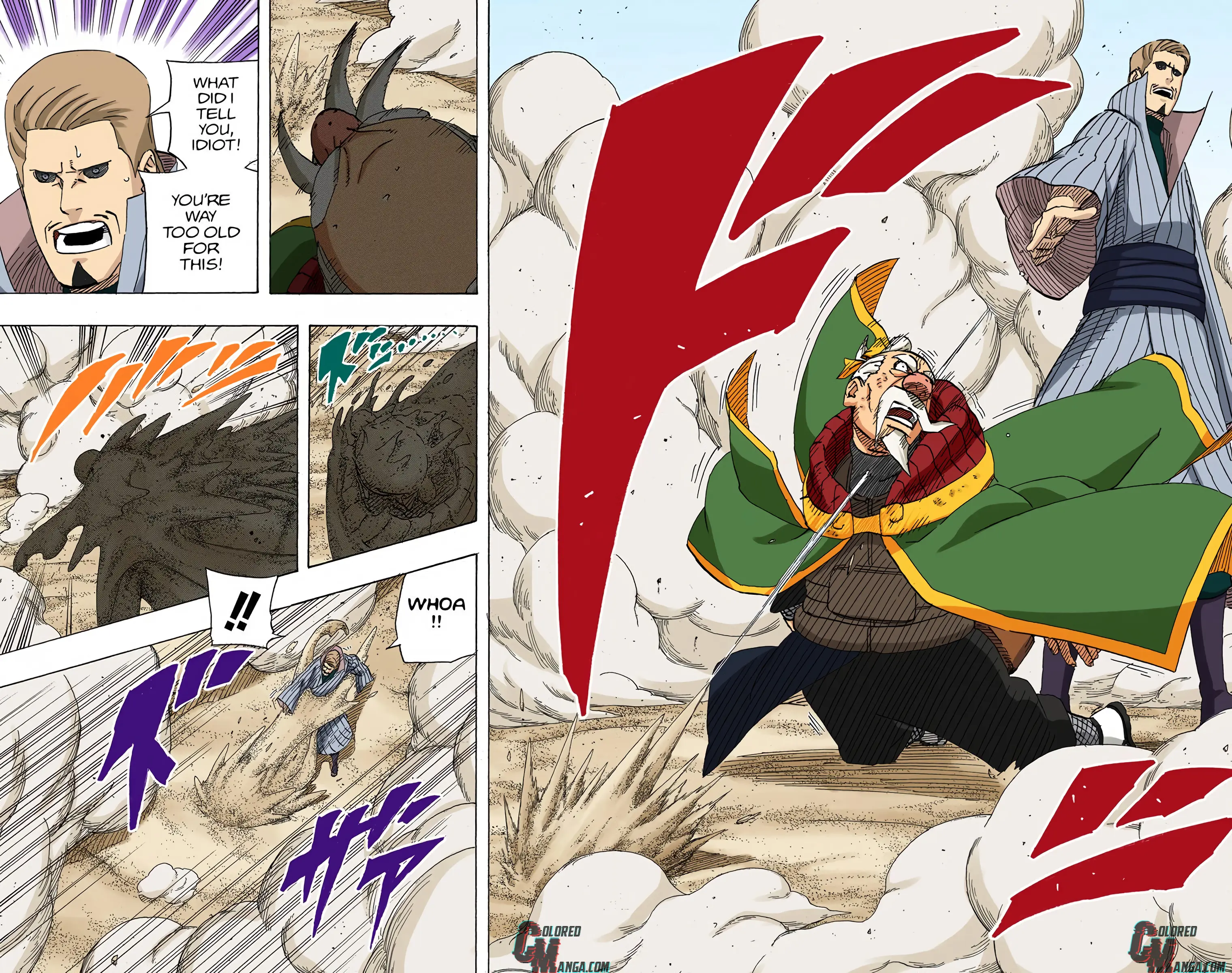 Naruto Colored Manga Online, chapter 556, page 16
