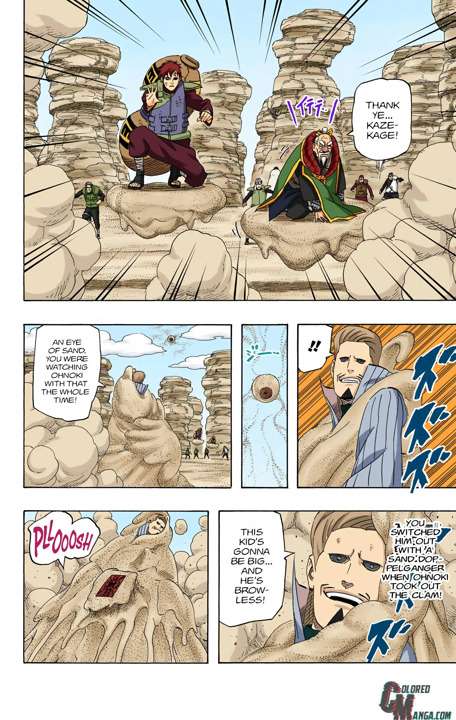 Naruto Colored Manga Online, chapter 556, page 17