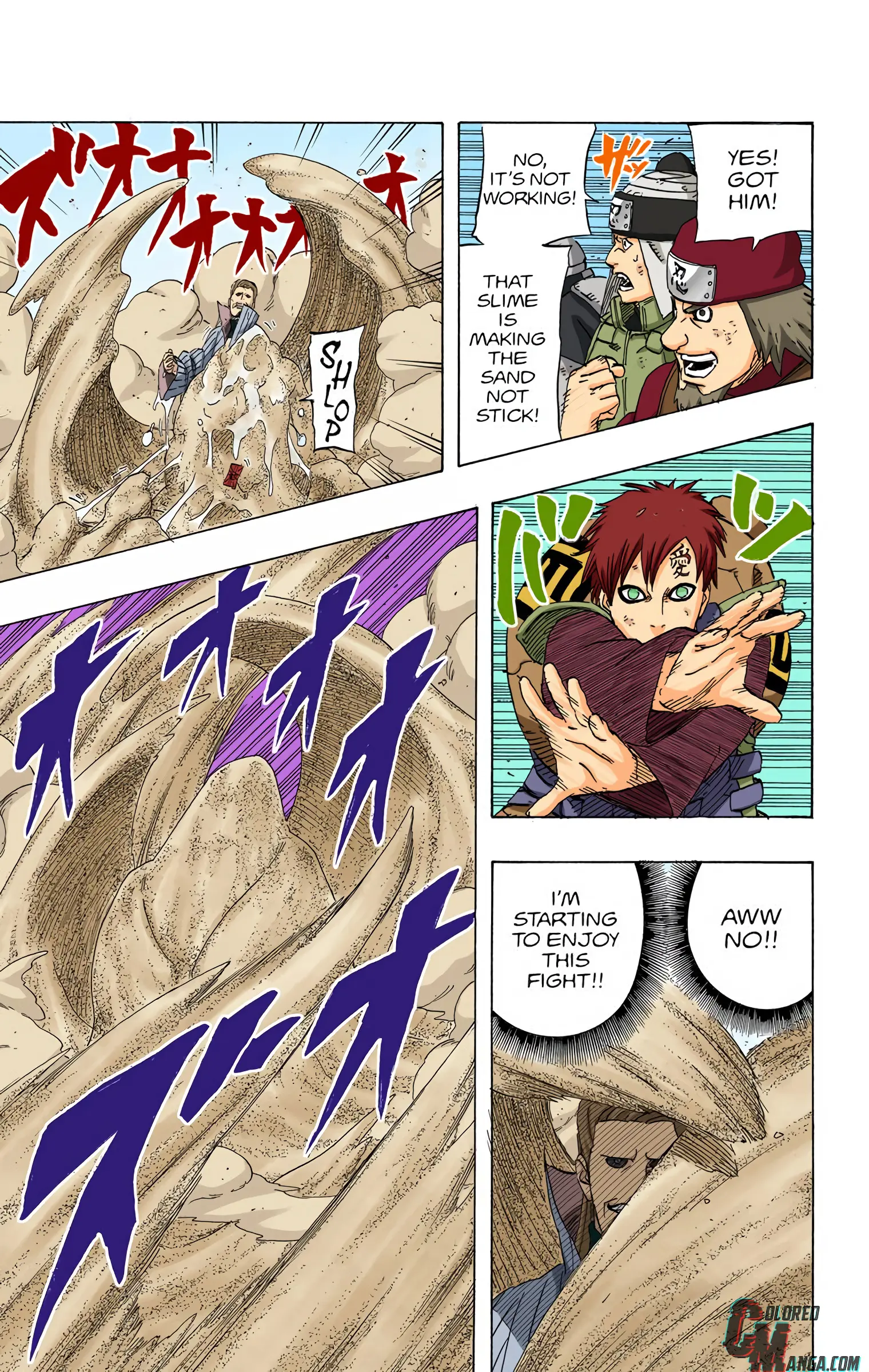 Naruto Colored Manga Online, chapter 556, page 18