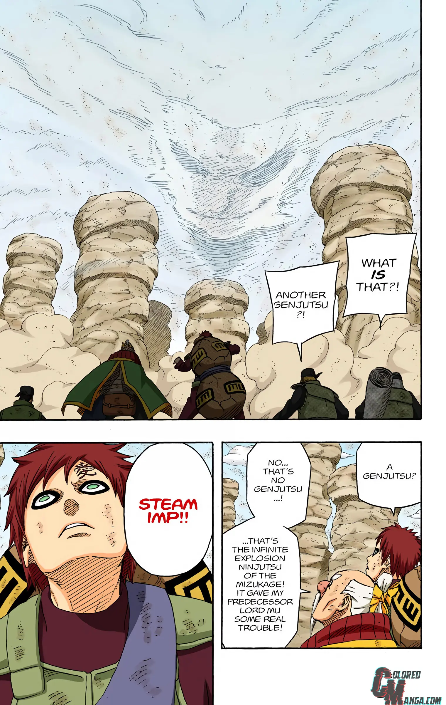 Naruto Colored Manga Online, chapter 556, page 21