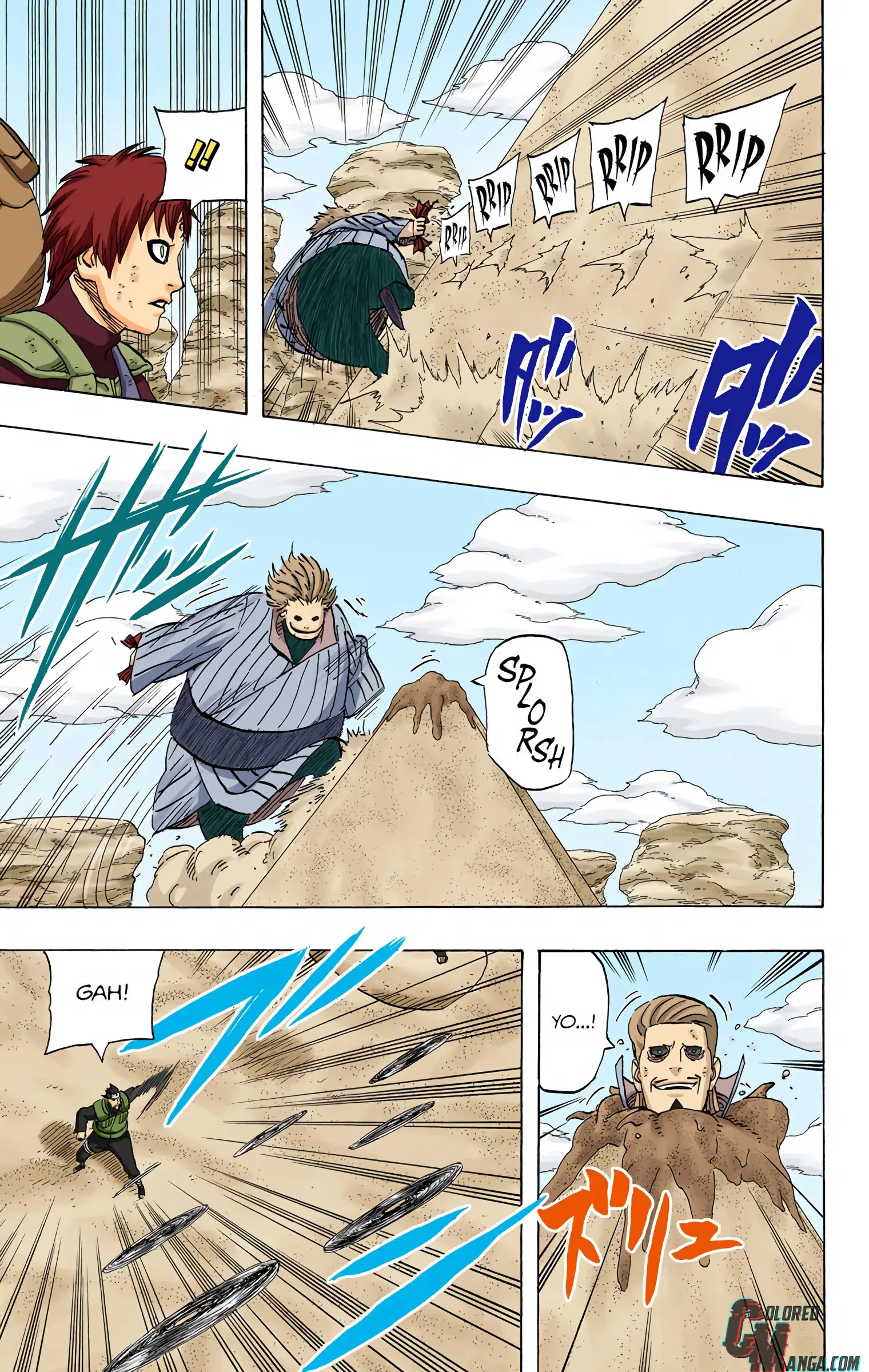 Naruto Colored Manga Online, chapter 557, page 7