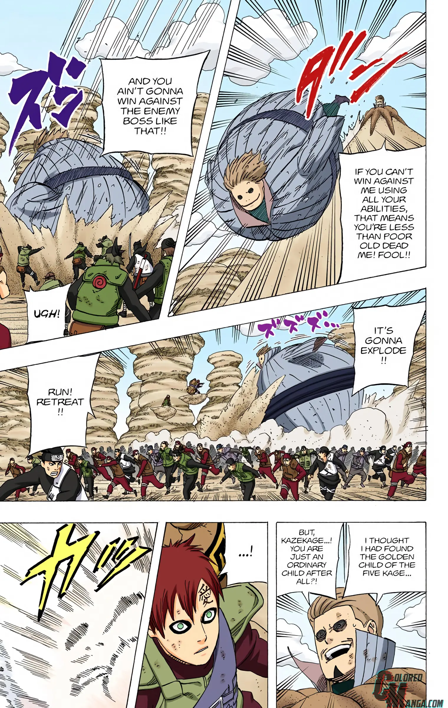 Naruto Colored Manga Online, chapter 557, page 9