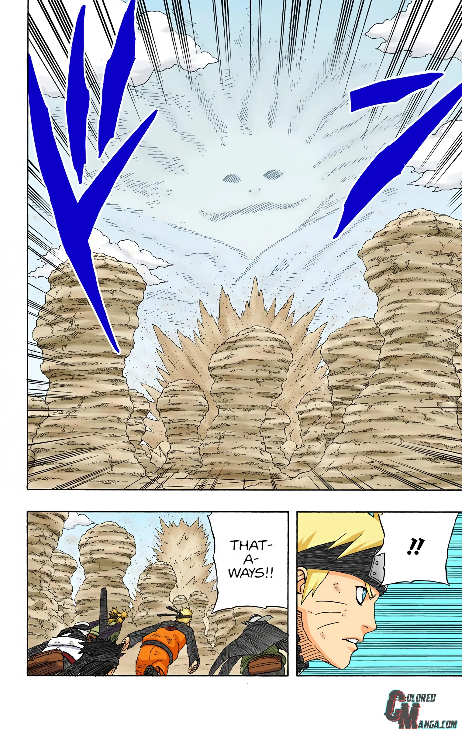 Naruto Colored Manga Online, chapter 557, page 10