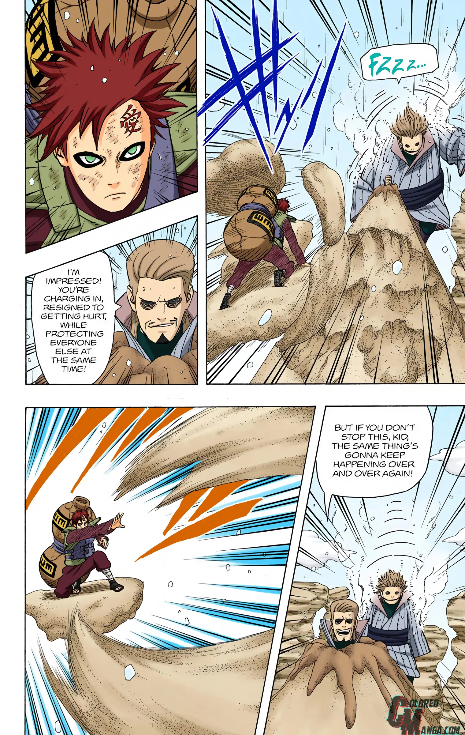 Naruto Colored Manga Online, chapter 557, page 12