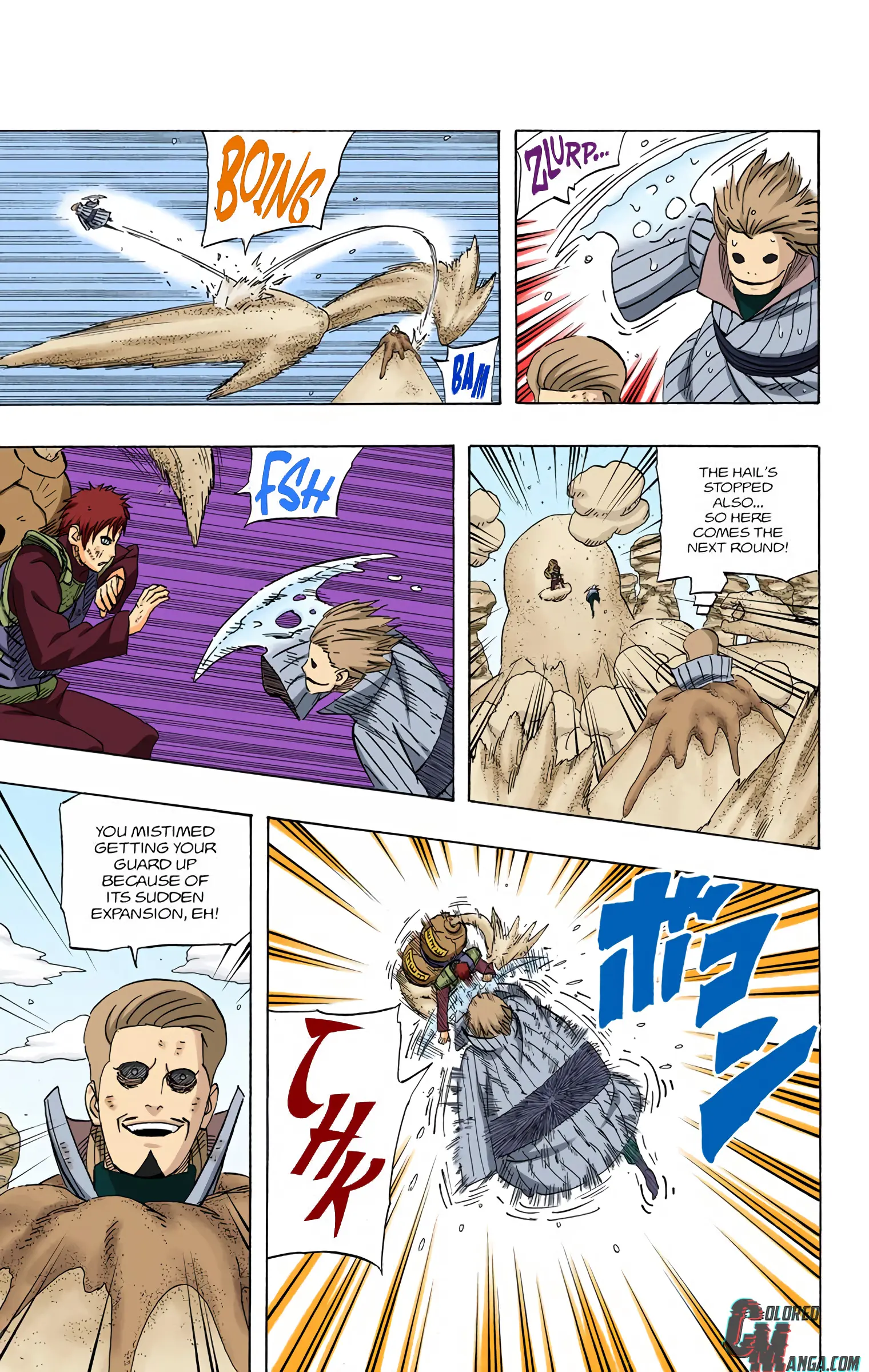 Naruto Colored Manga Online, chapter 557, page 13