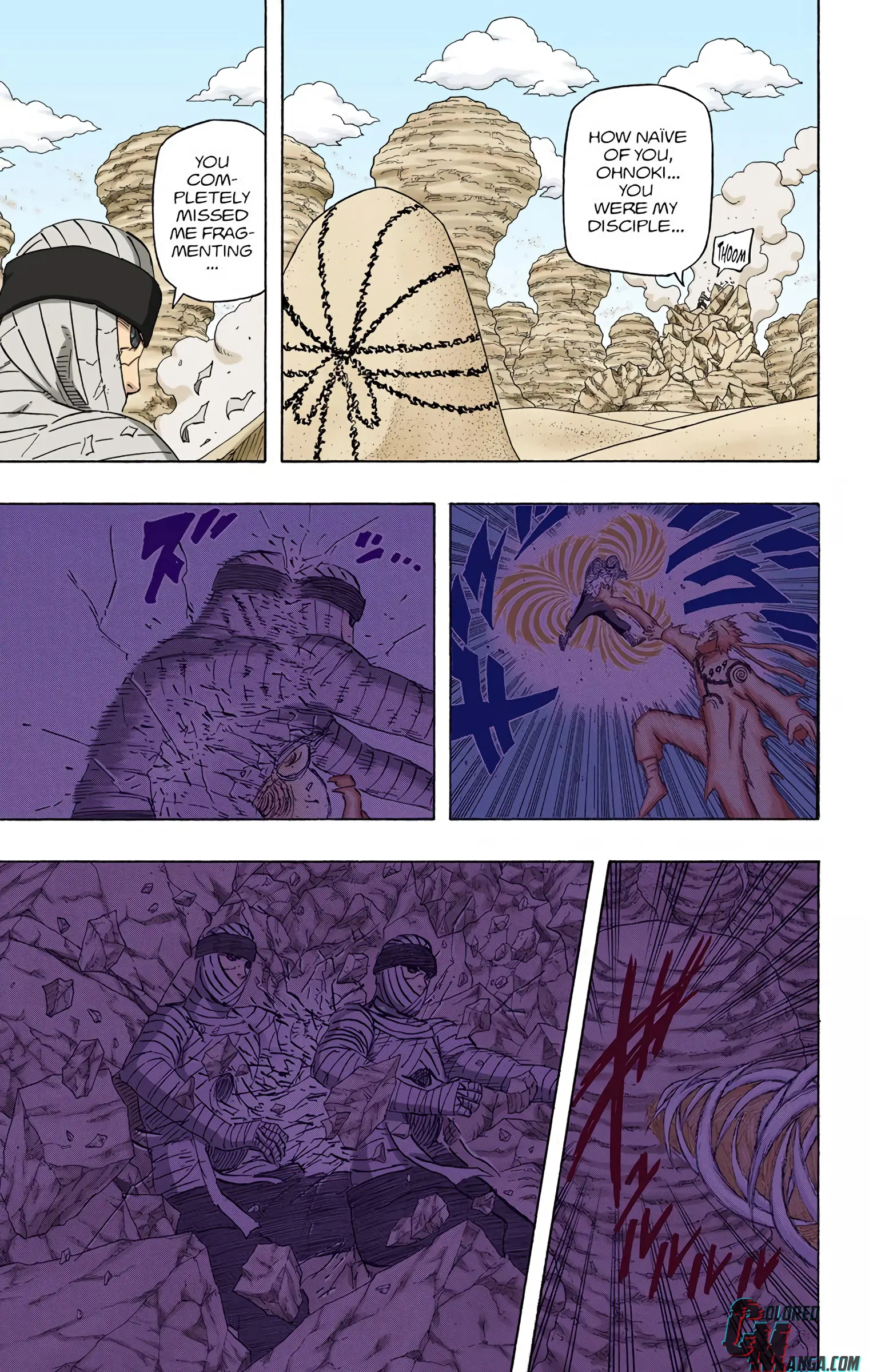 Naruto Colored Manga Online, chapter 558, page 4