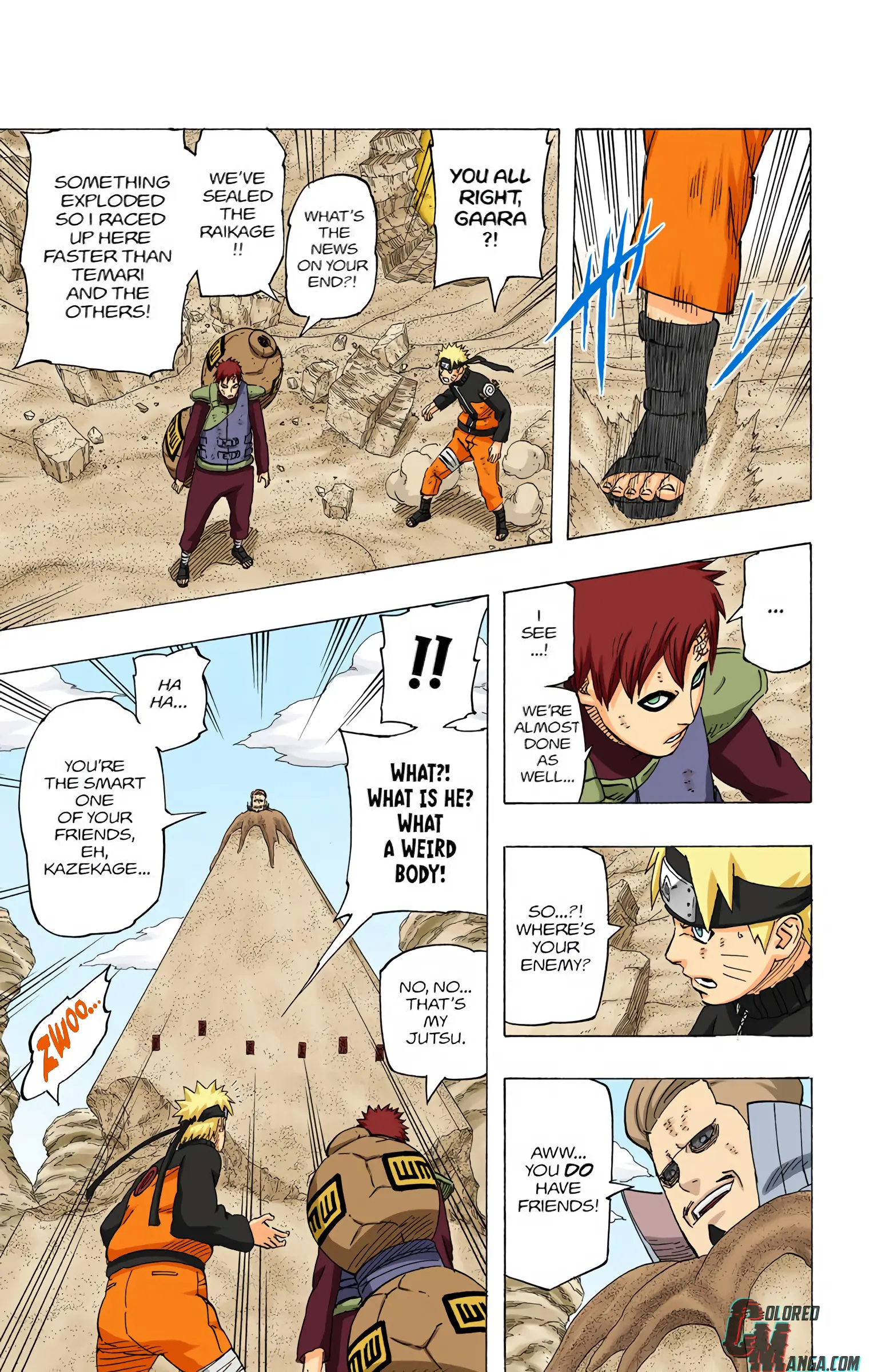 Naruto Colored Manga Online, chapter 558, page 6