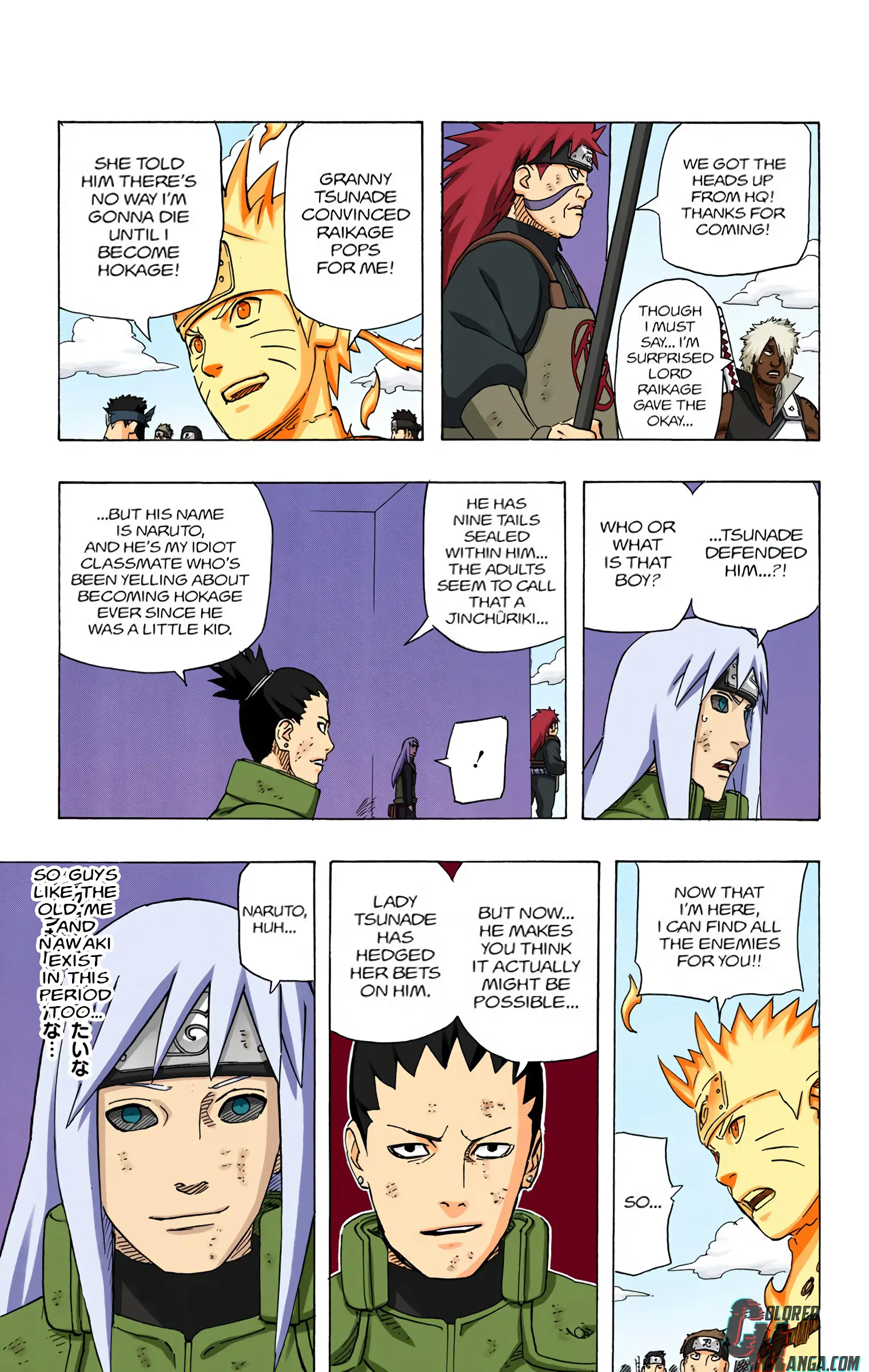 Naruto Colored Manga Online, chapter 558, page 12