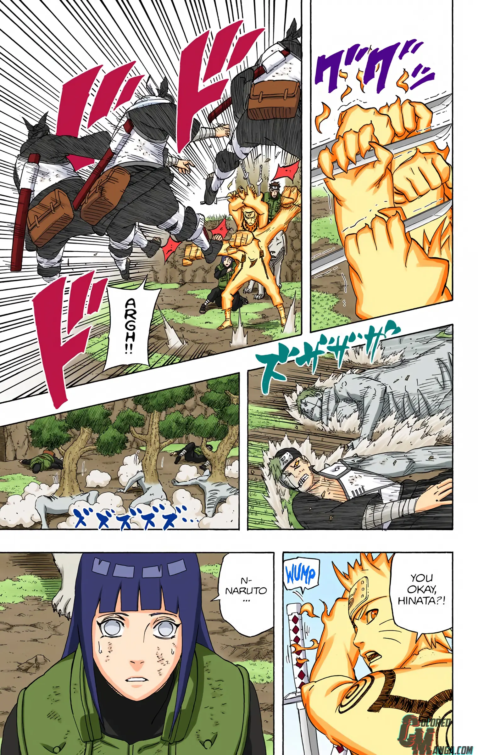 Naruto Colored Manga Online, chapter 559, page 3