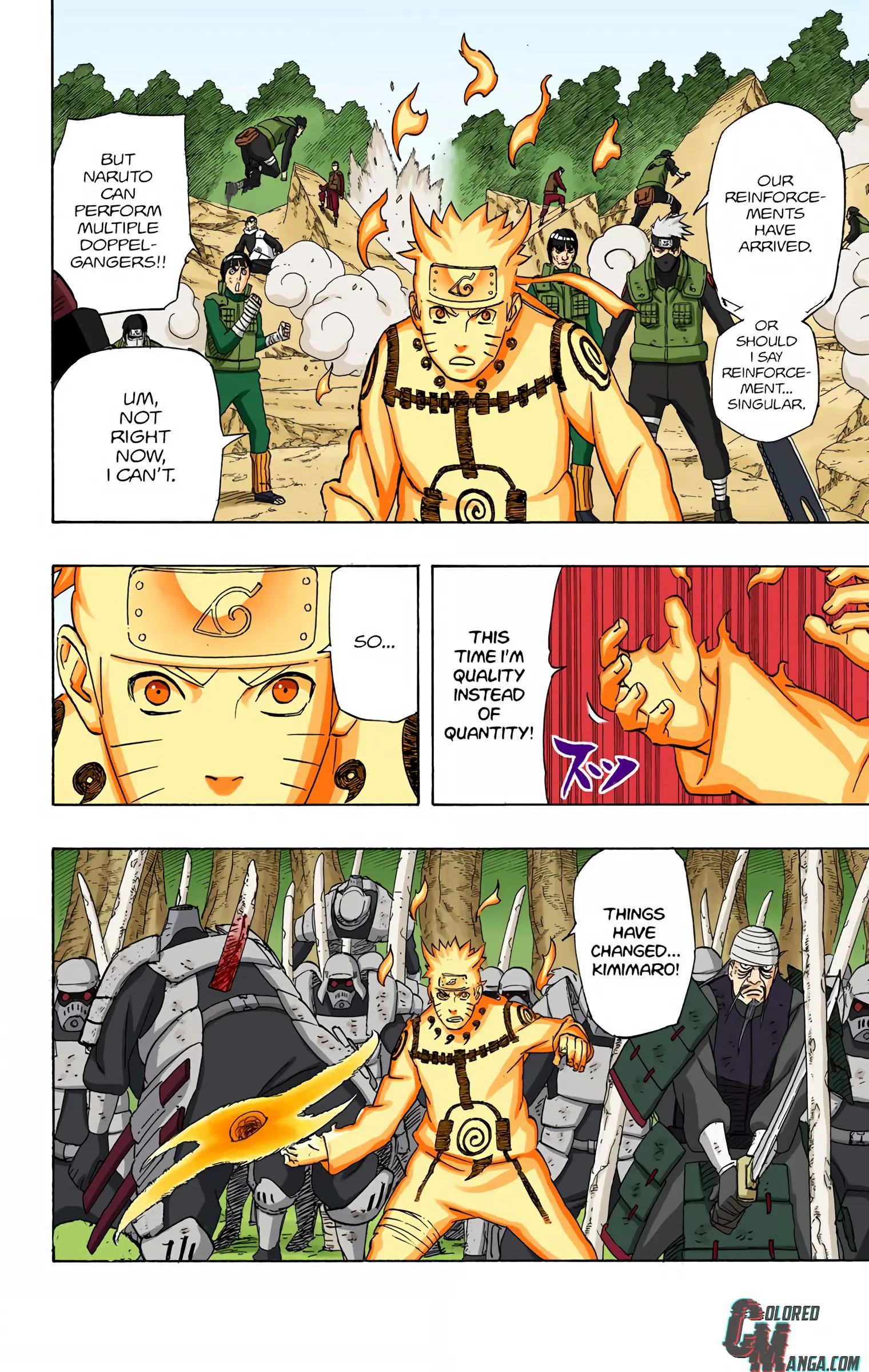 Naruto Colored Manga Online, chapter 559, page 10