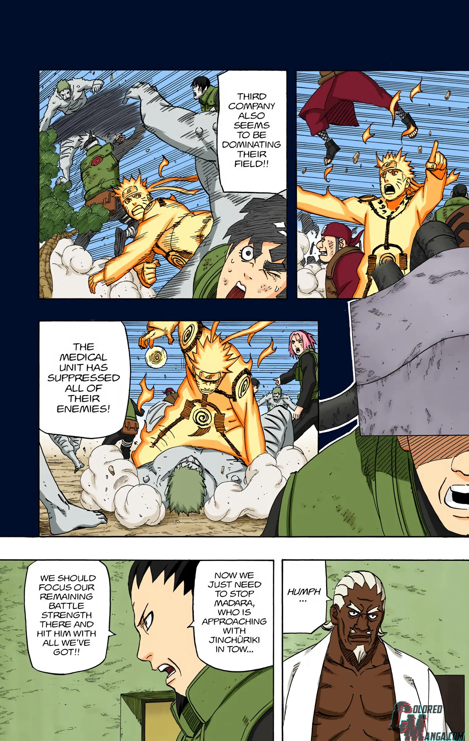 Naruto Colored Manga Online, chapter 559, page 13