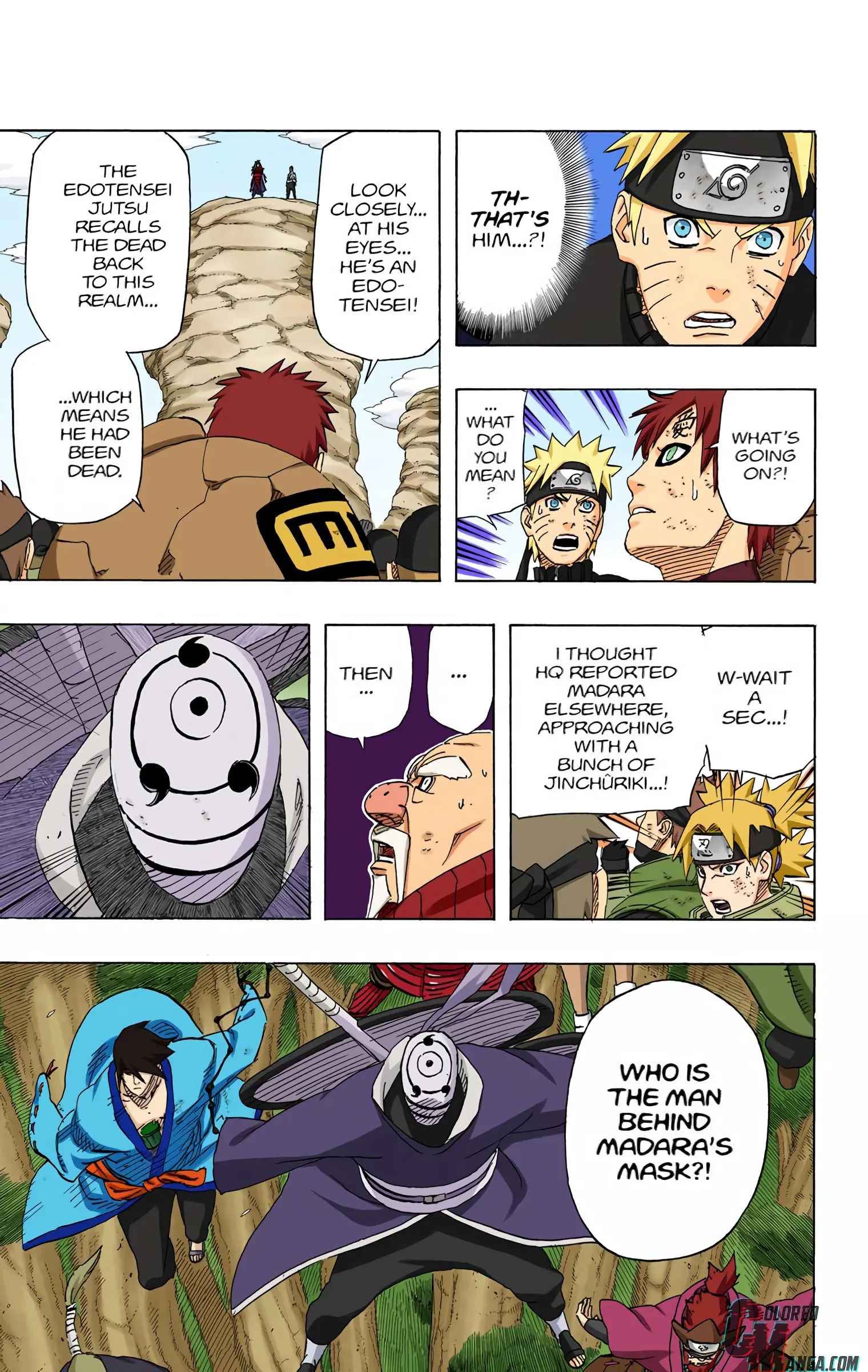 Naruto Colored Manga Online, chapter 559, page 17
