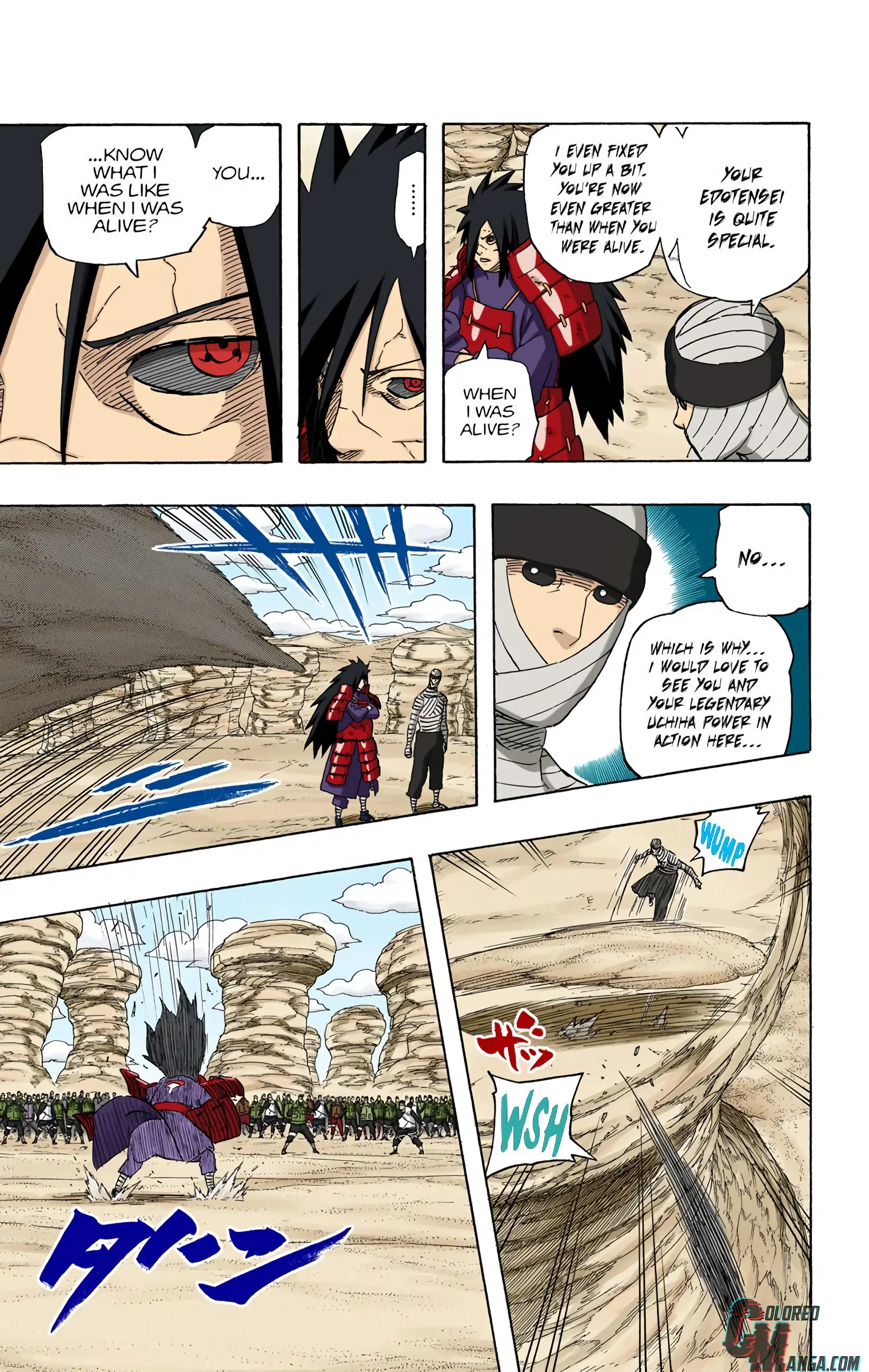 Naruto Colored Manga Online, chapter 560, page 3