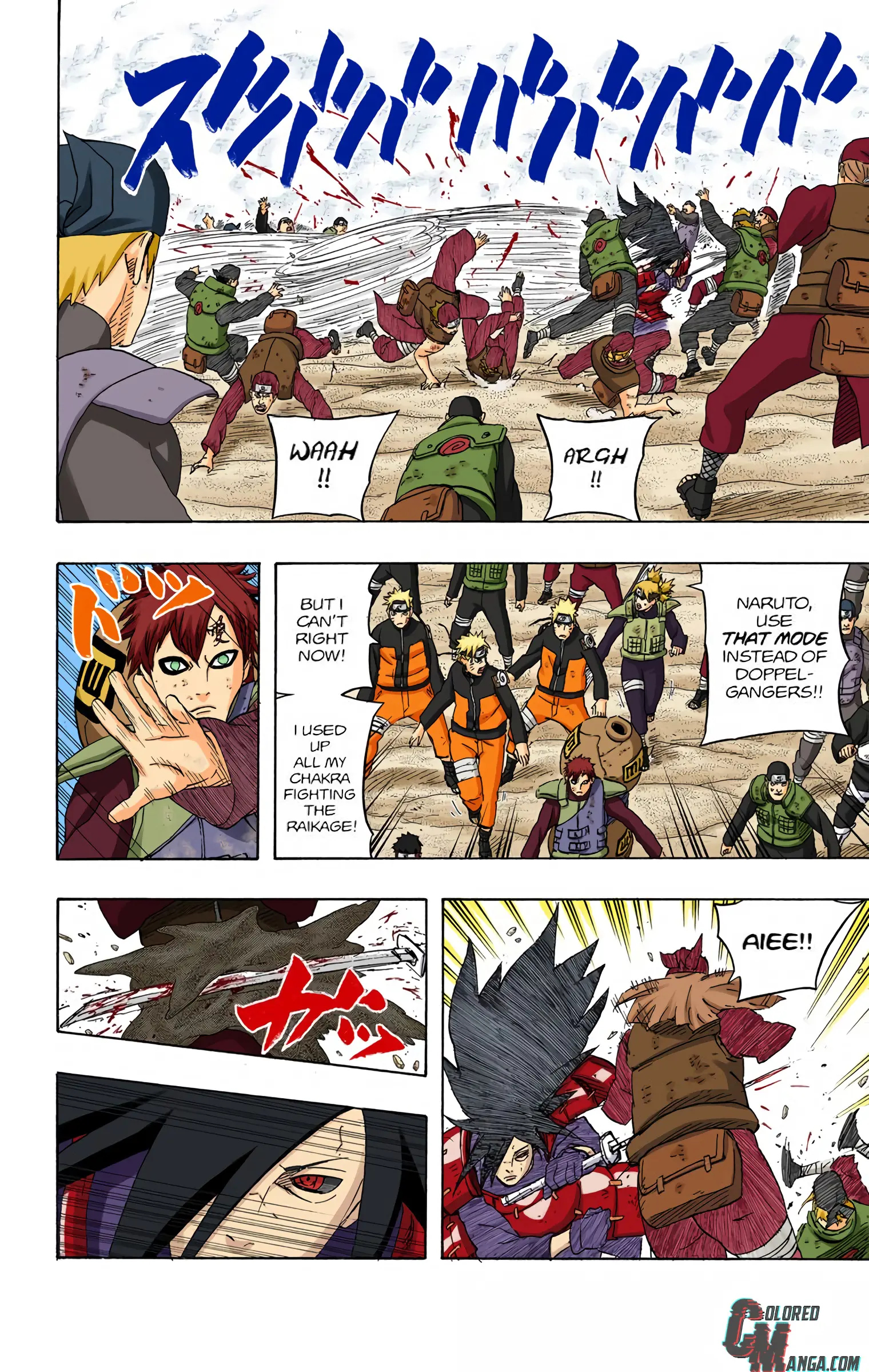 Naruto Colored Manga Online, chapter 560, page 6