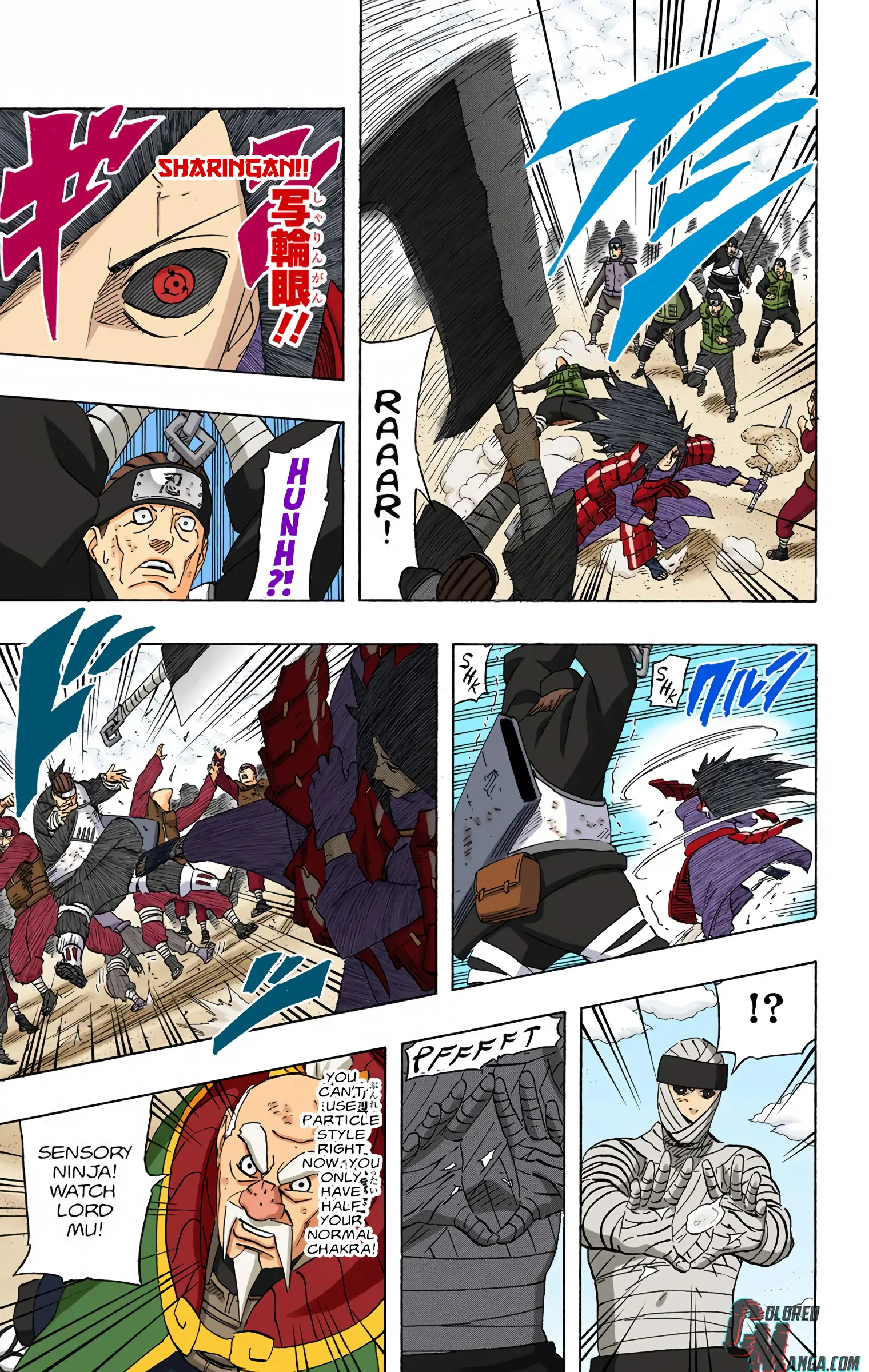 Naruto Colored Manga Online, chapter 560, page 7
