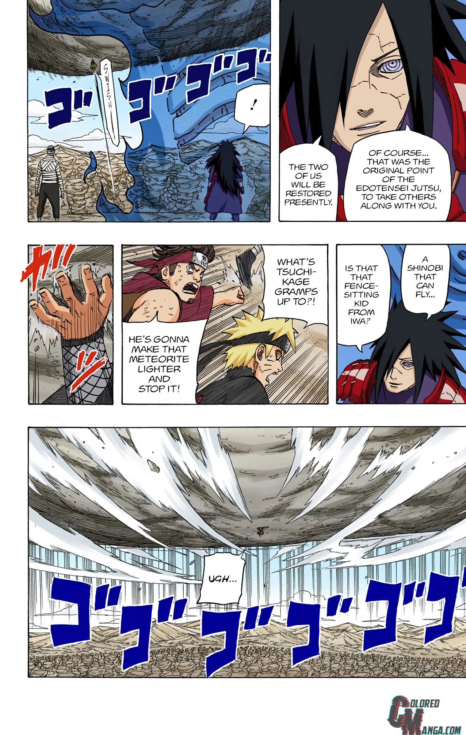 Naruto Colored Manga Online, chapter 561, page 2
