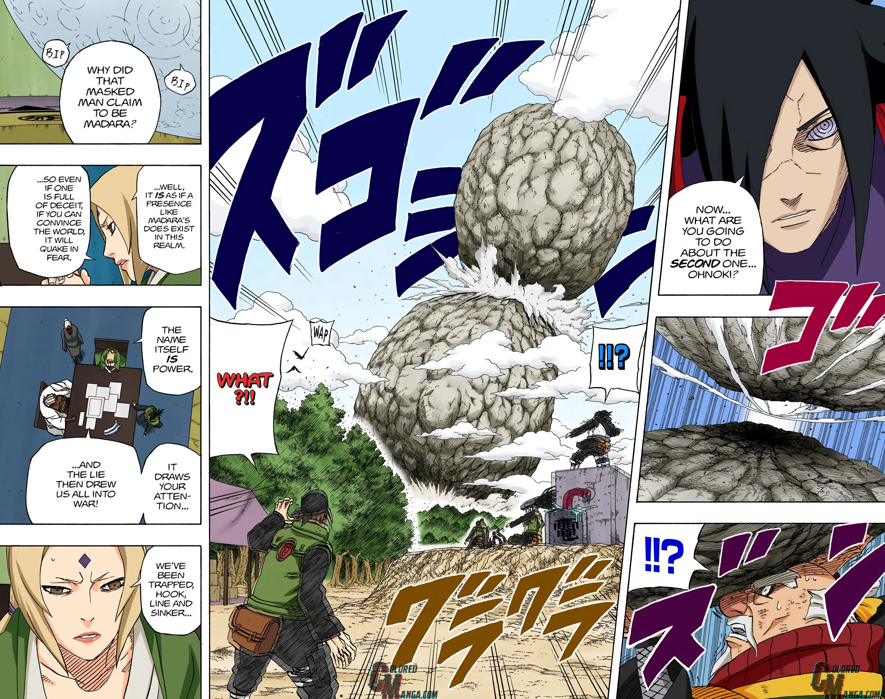 Naruto Colored Manga Online, chapter 561, page 4