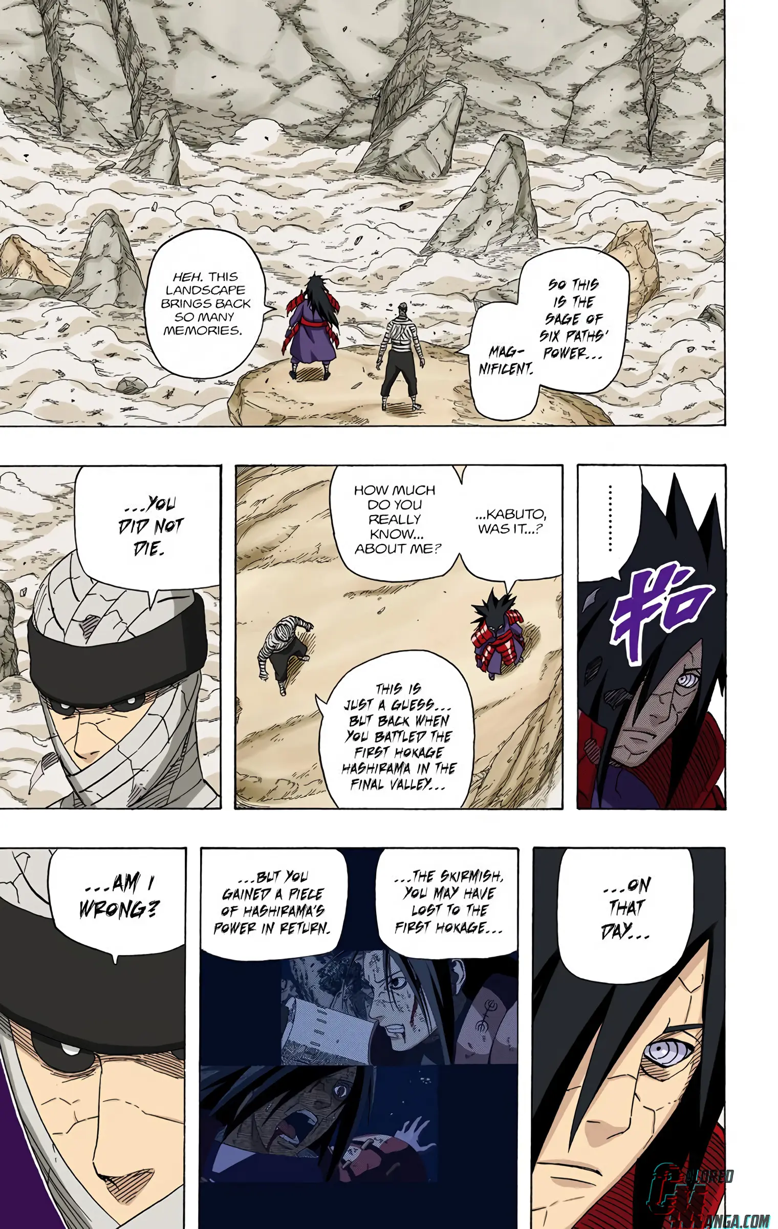 Naruto Colored Manga Online, chapter 561, page 8