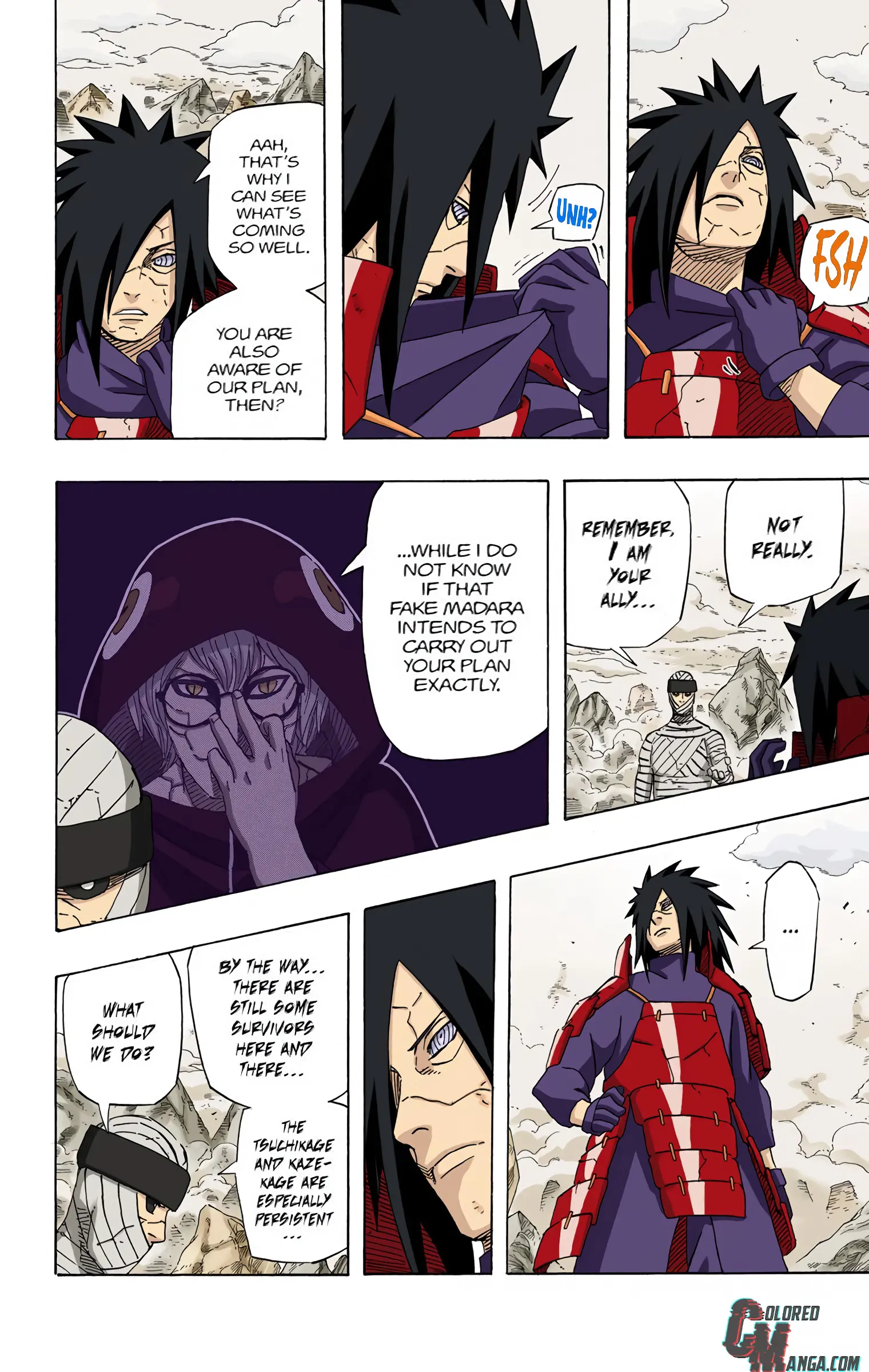 Naruto Colored Manga Online, chapter 561, page 9