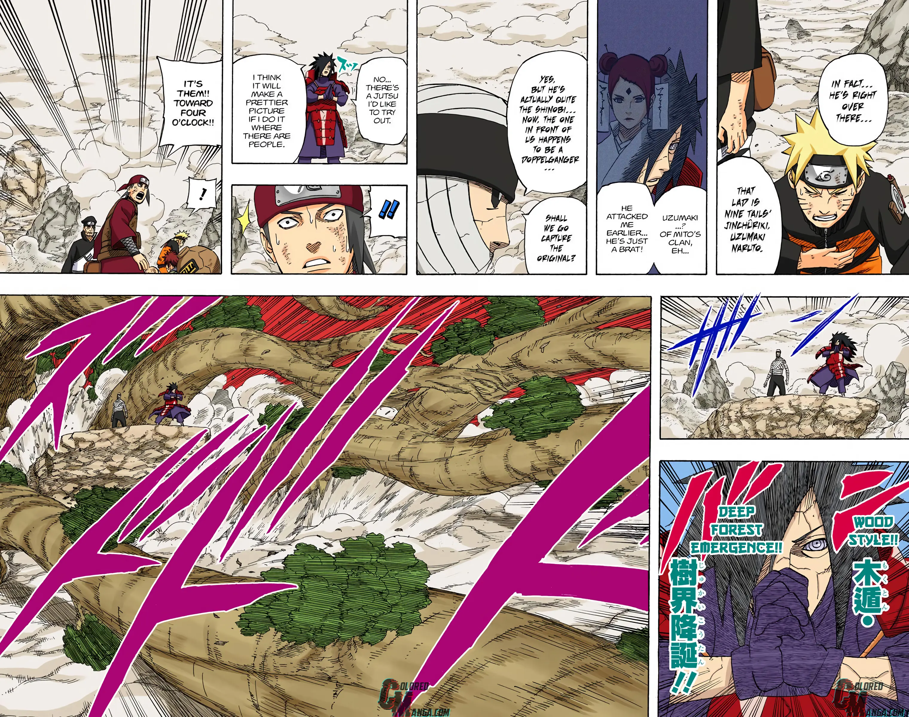 Naruto Colored Manga Online, chapter 561, page 11