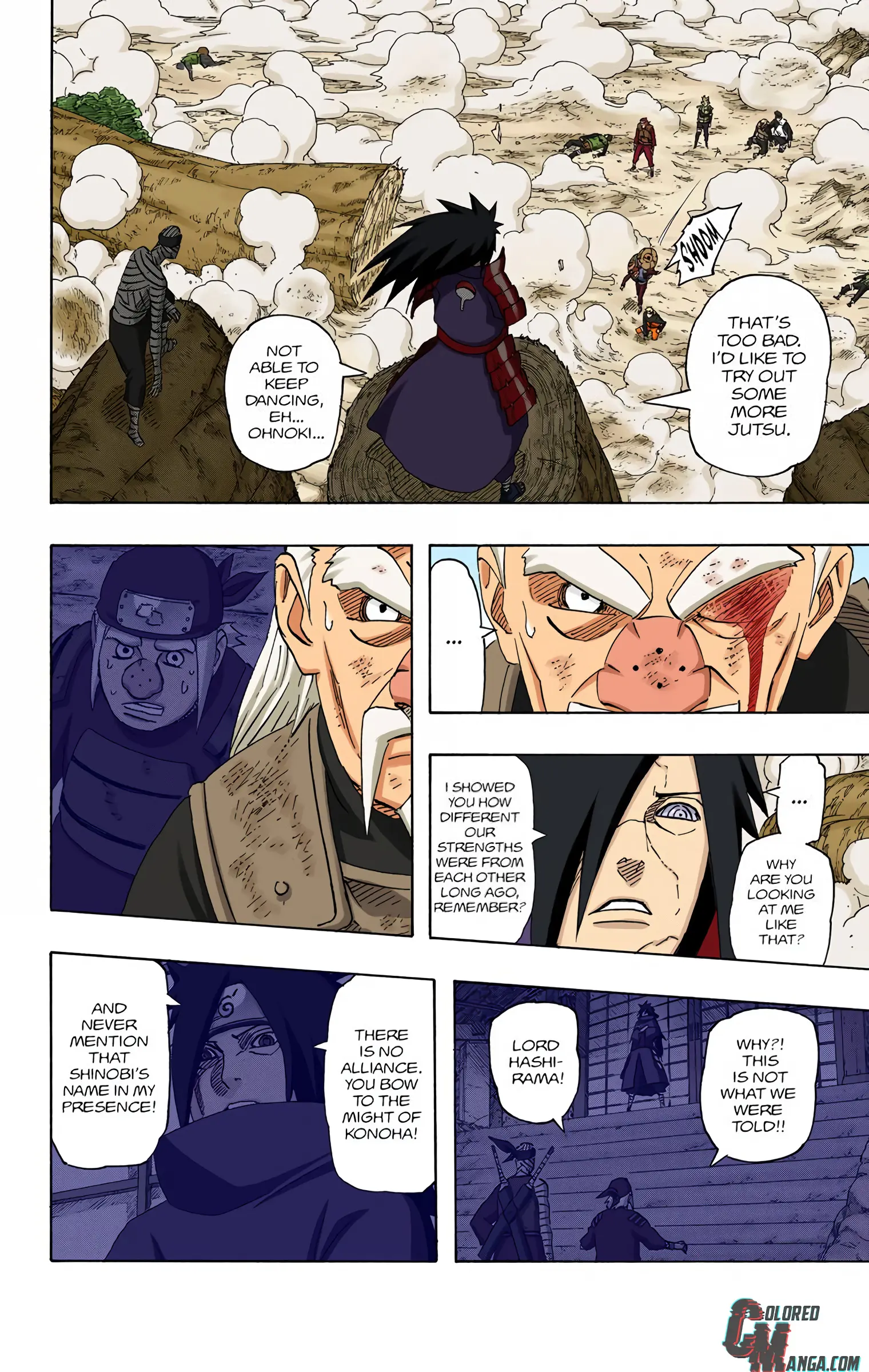 Naruto Colored Manga Online, chapter 562, page 2