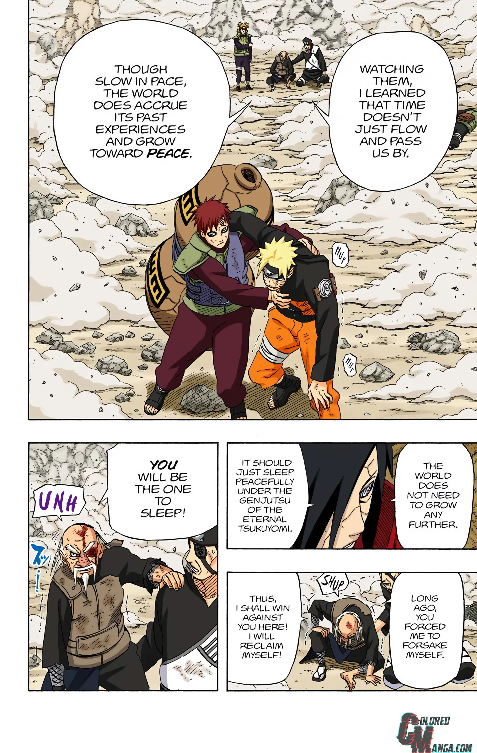 Naruto Colored Manga Online, chapter 562, page 4