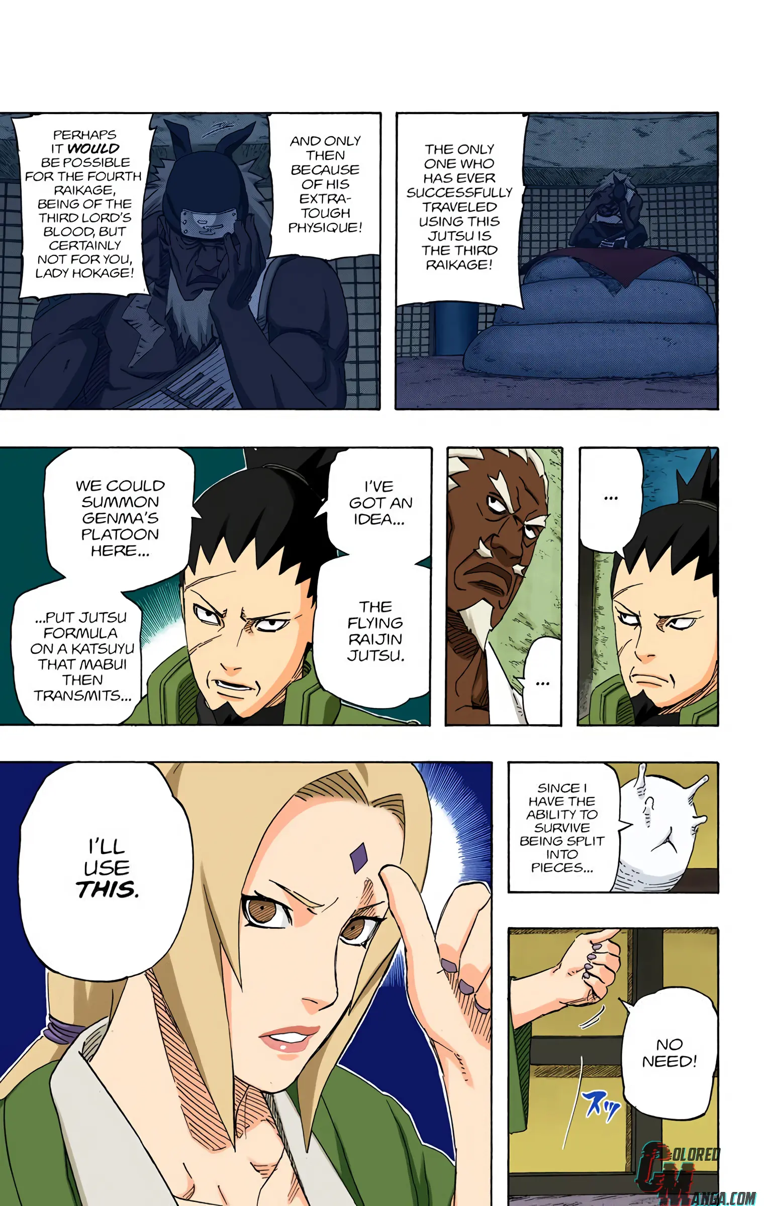 Naruto Colored Manga Online, chapter 562, page 7