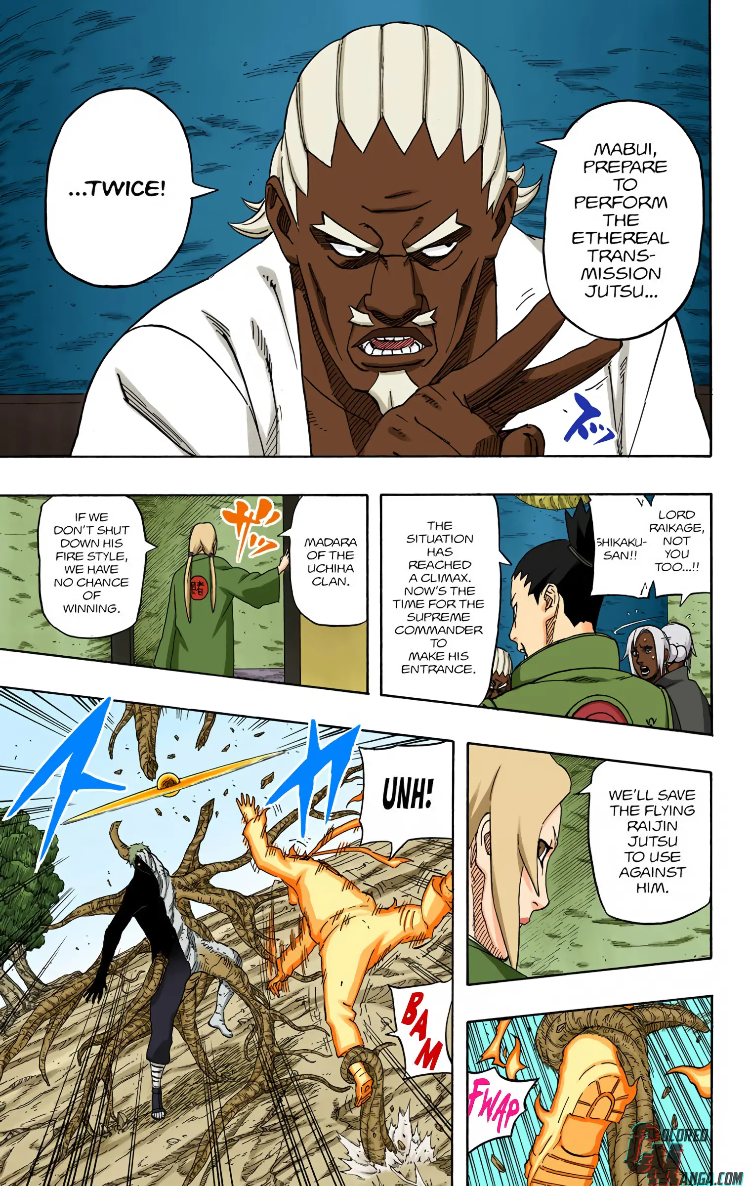 Naruto Colored Manga Online, chapter 562, page 9