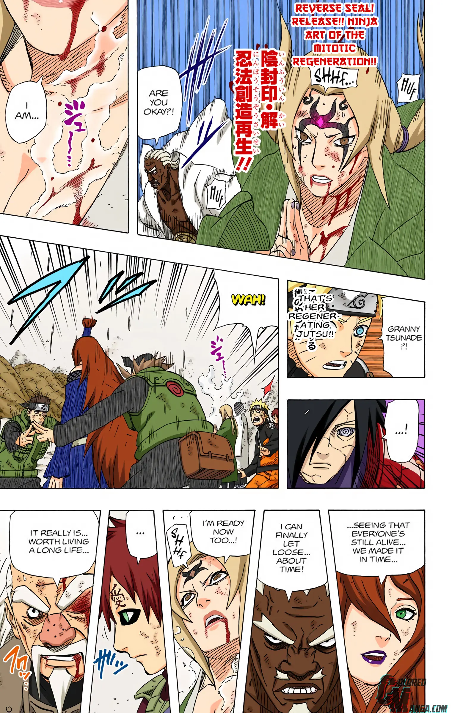 Naruto Colored Manga Online, chapter 562, page 15