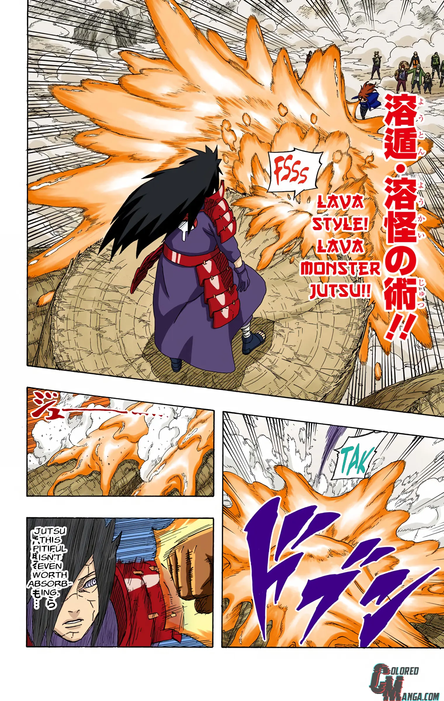 Naruto Colored Manga Online, chapter 563, page 2
