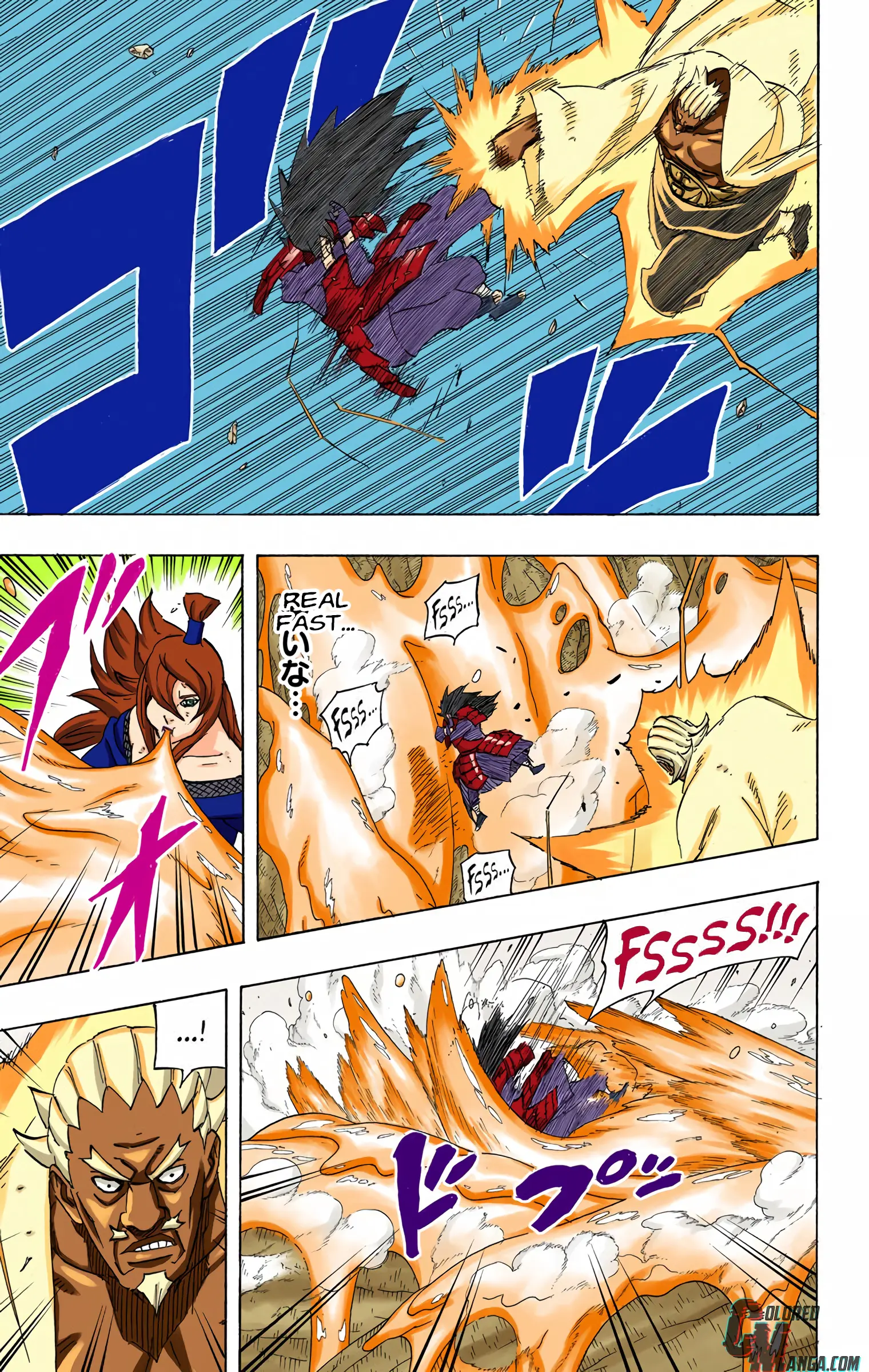 Naruto Colored Manga Online, chapter 563, page 3