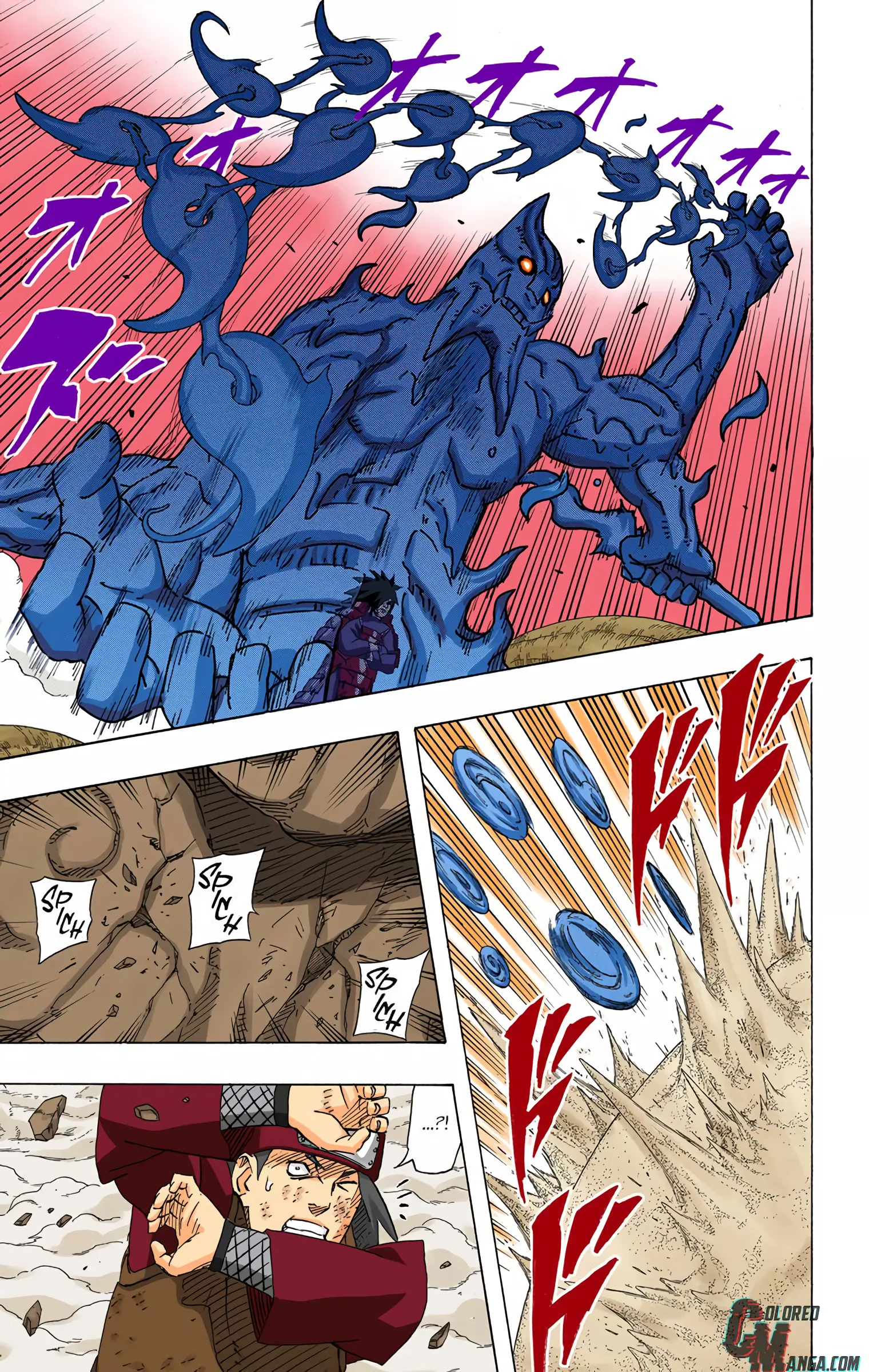 Naruto Colored Manga Online, chapter 563, page 9