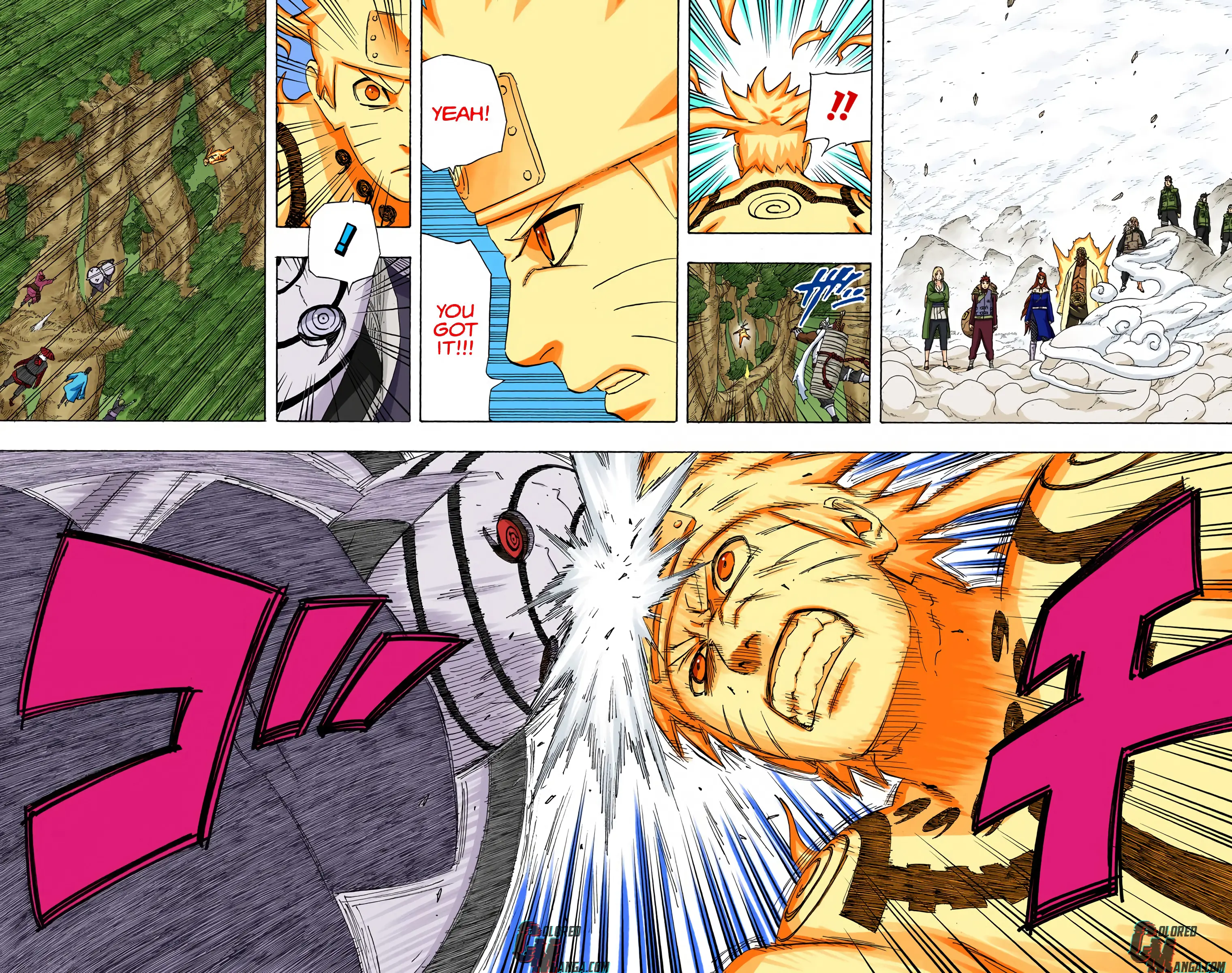 Naruto Colored Manga Online, chapter 563, page 16
