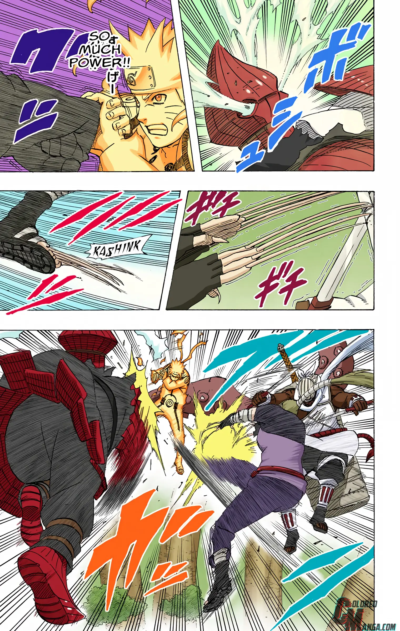 Naruto Colored Manga Online, chapter 564, page 8