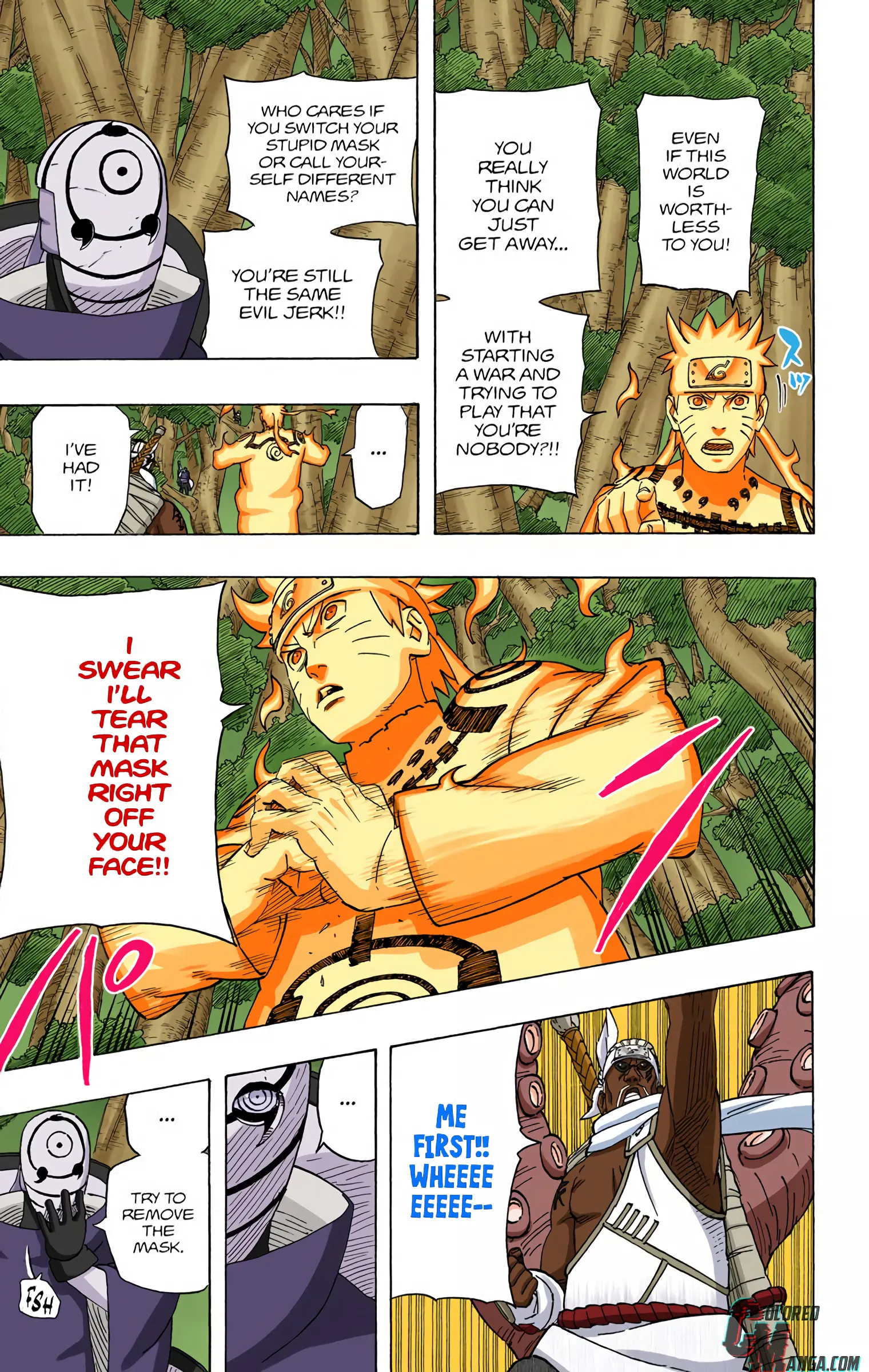 Naruto Colored Manga Online, chapter 564, page 14