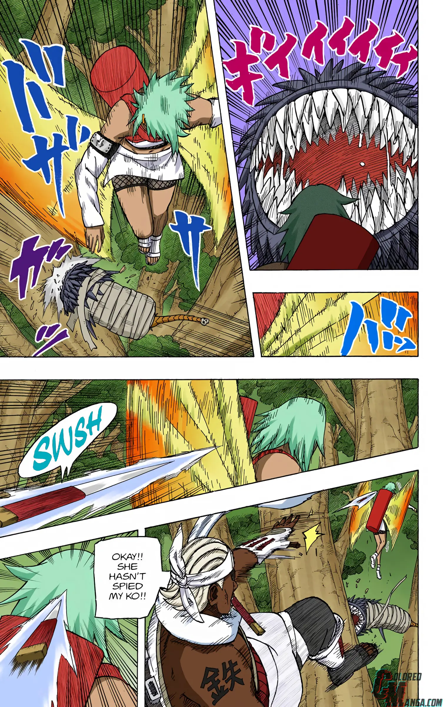 Naruto Colored Manga Online, chapter 565, page 3
