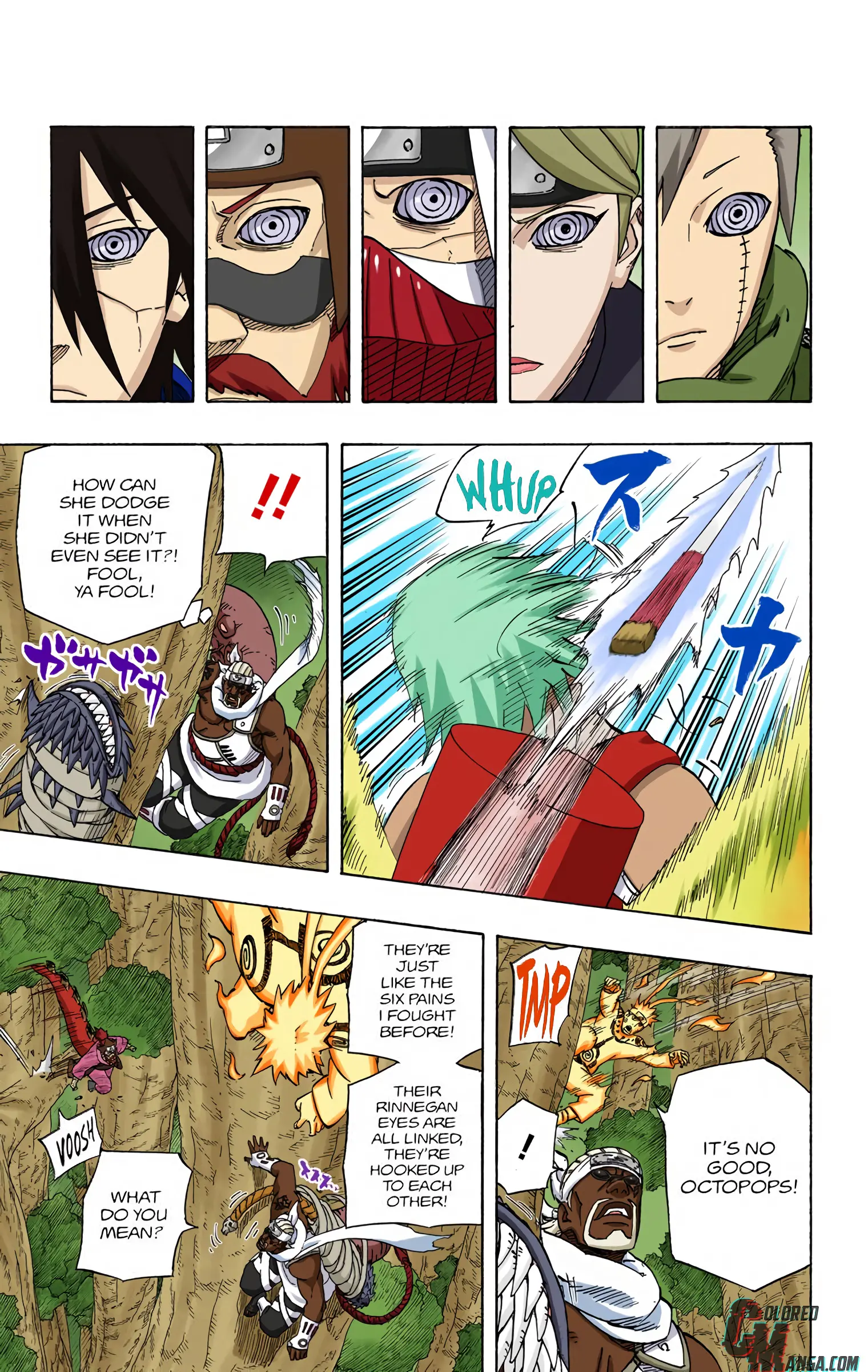 Naruto Colored Manga Online, chapter 565, page 5