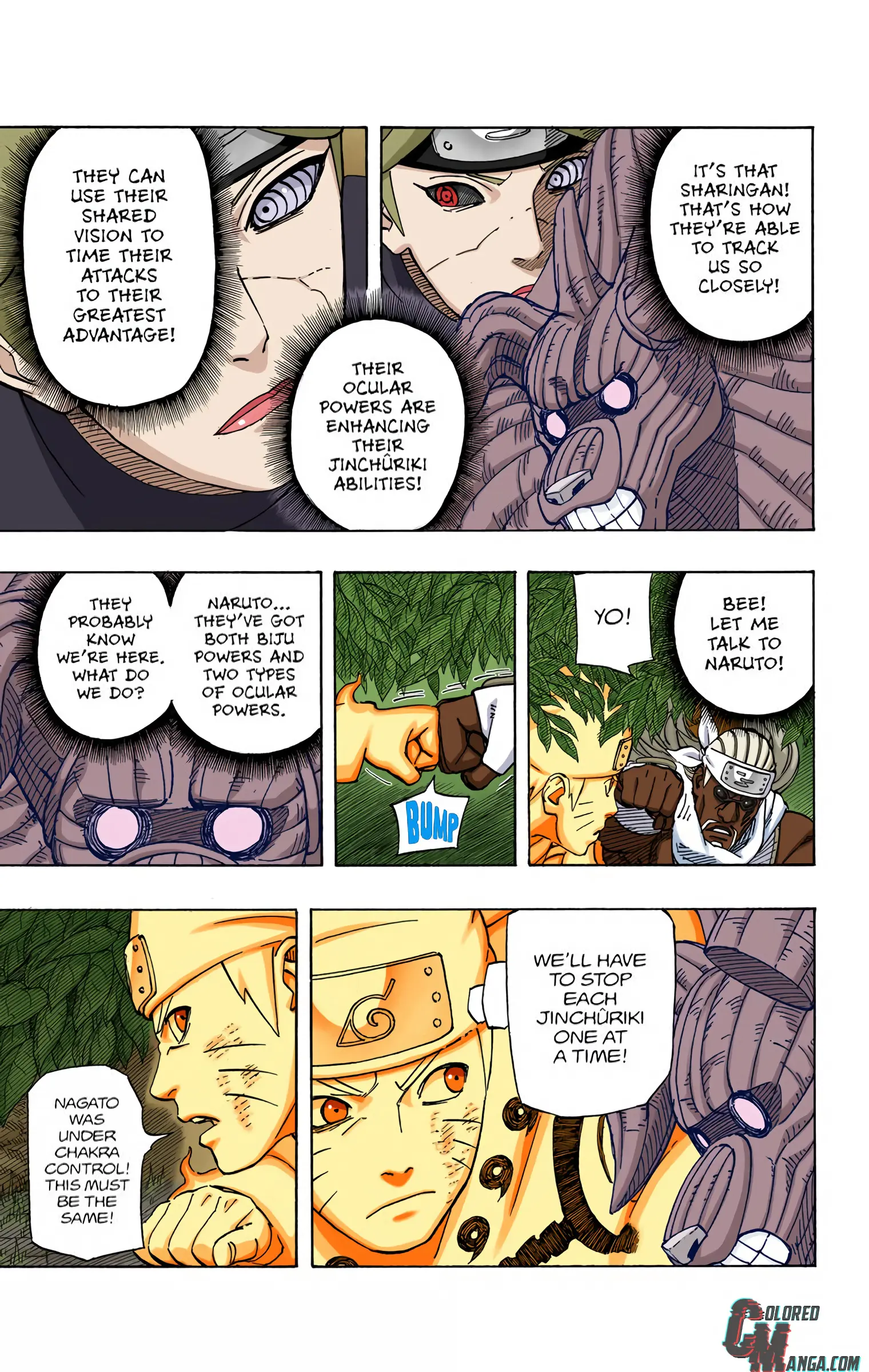 Naruto Colored Manga Online, chapter 565, page 9