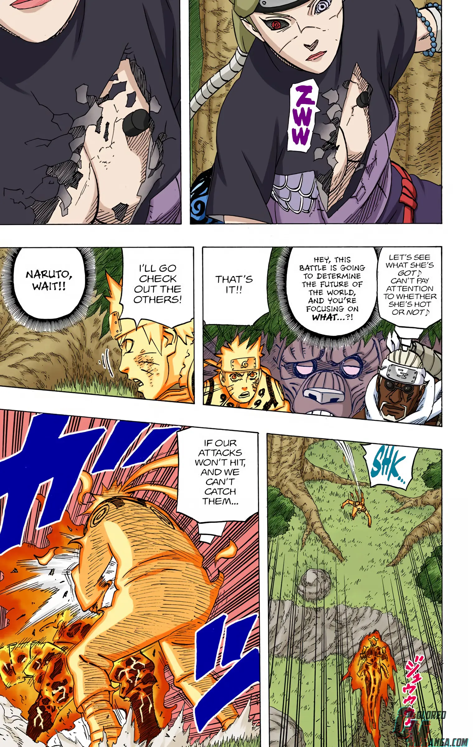 Naruto Colored Manga Online, chapter 565, page 11