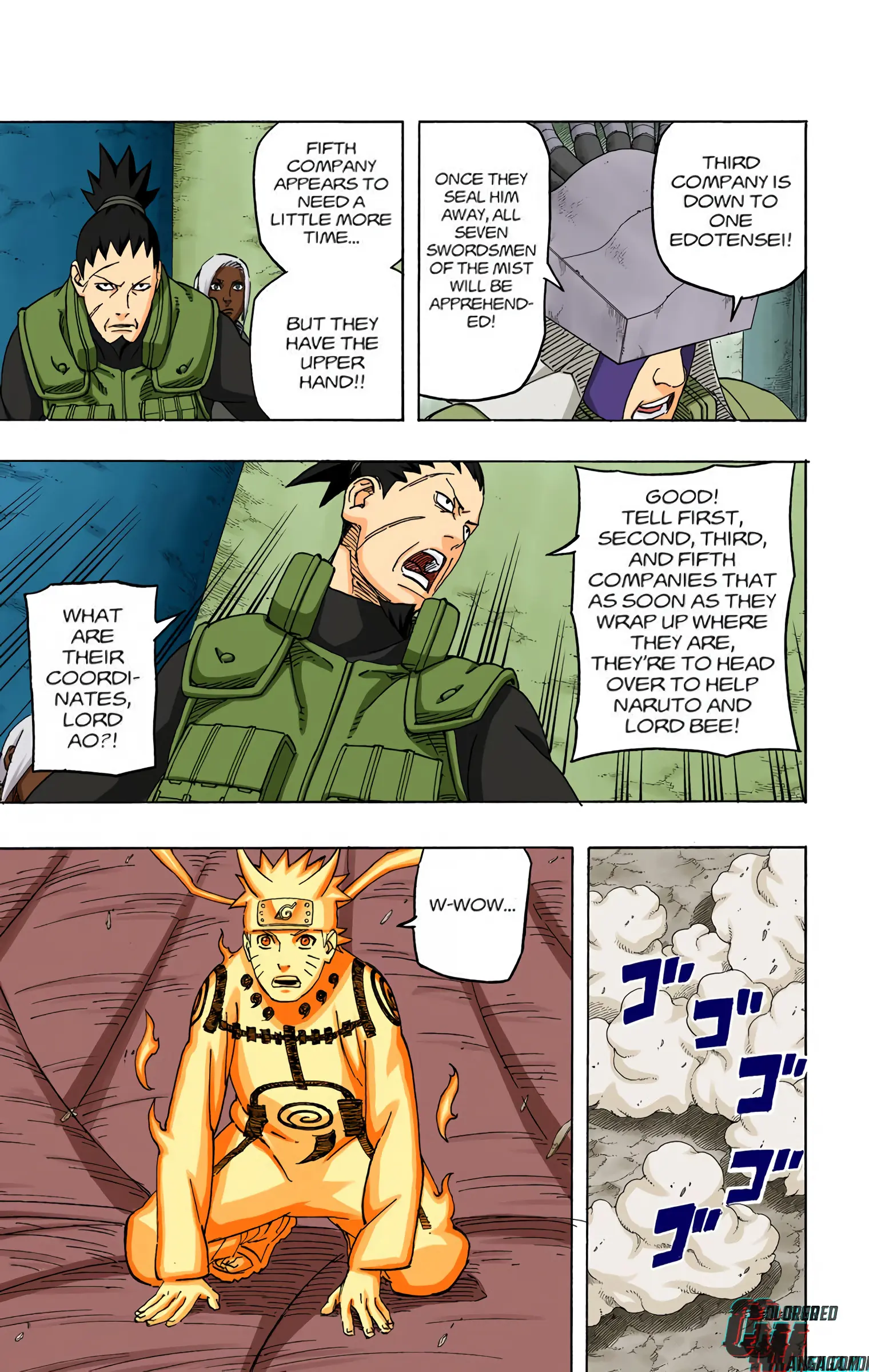 Naruto Colored Manga Online, chapter 566, page 10