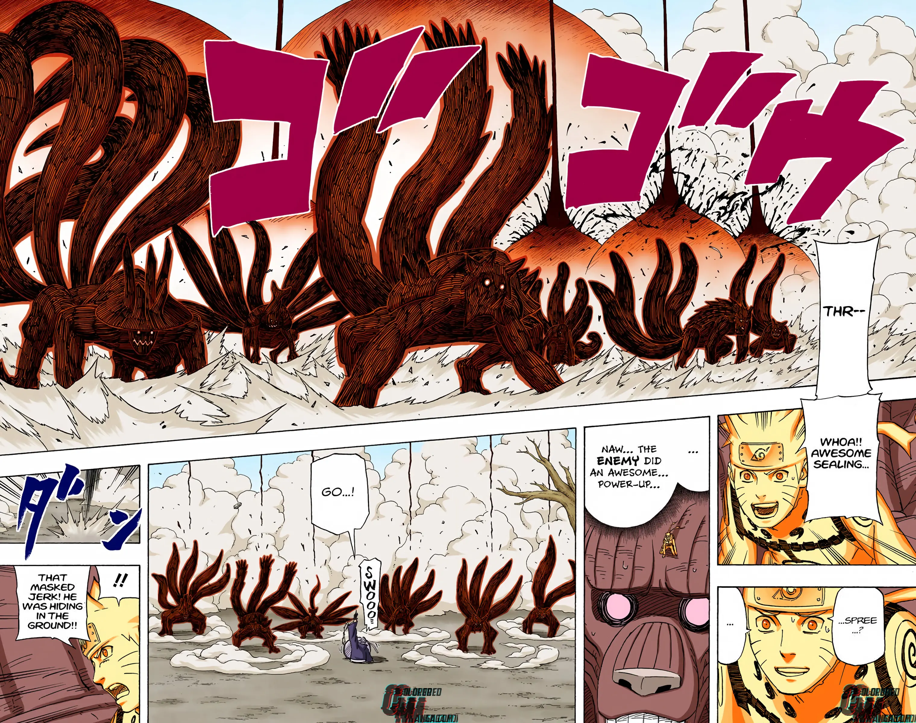 Naruto Colored Manga Online, chapter 566, page 14