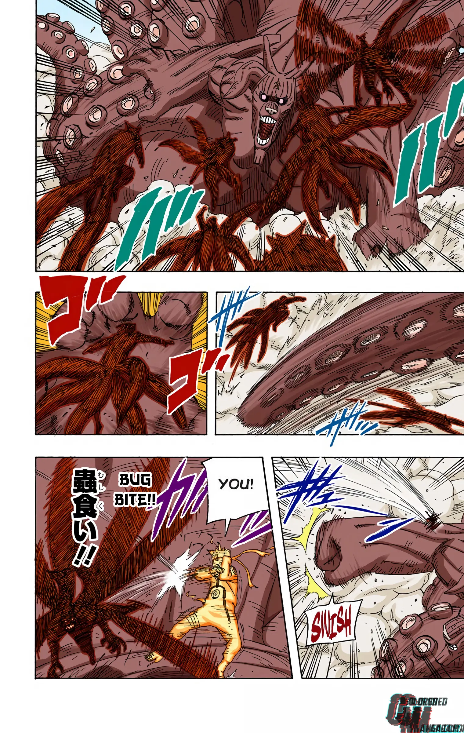 Naruto Colored Manga Online, chapter 566, page 15