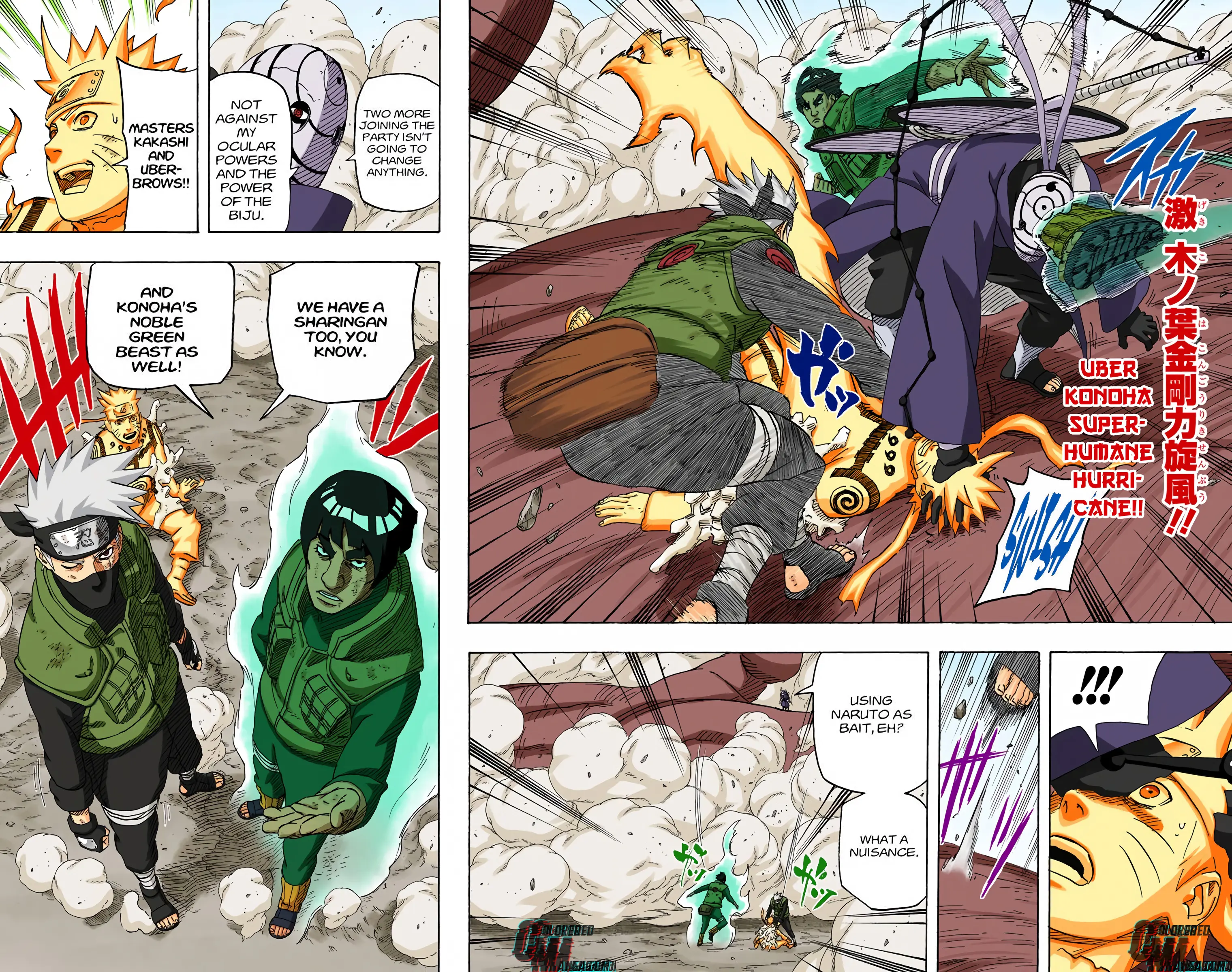 Naruto Colored Manga Online, chapter 566, page 19